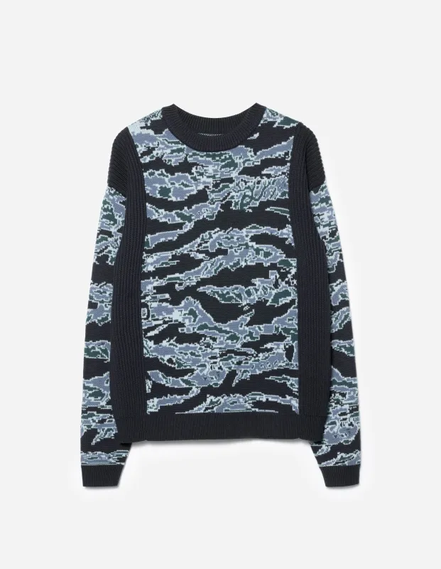 2206 Maharishi Camo Knit Sweater Arctic sold by Maharishi