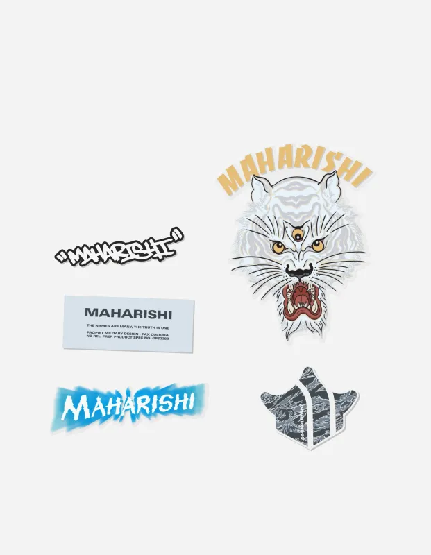 2220 Alaskan Tour Sticker Pack Multi made by Maharishi