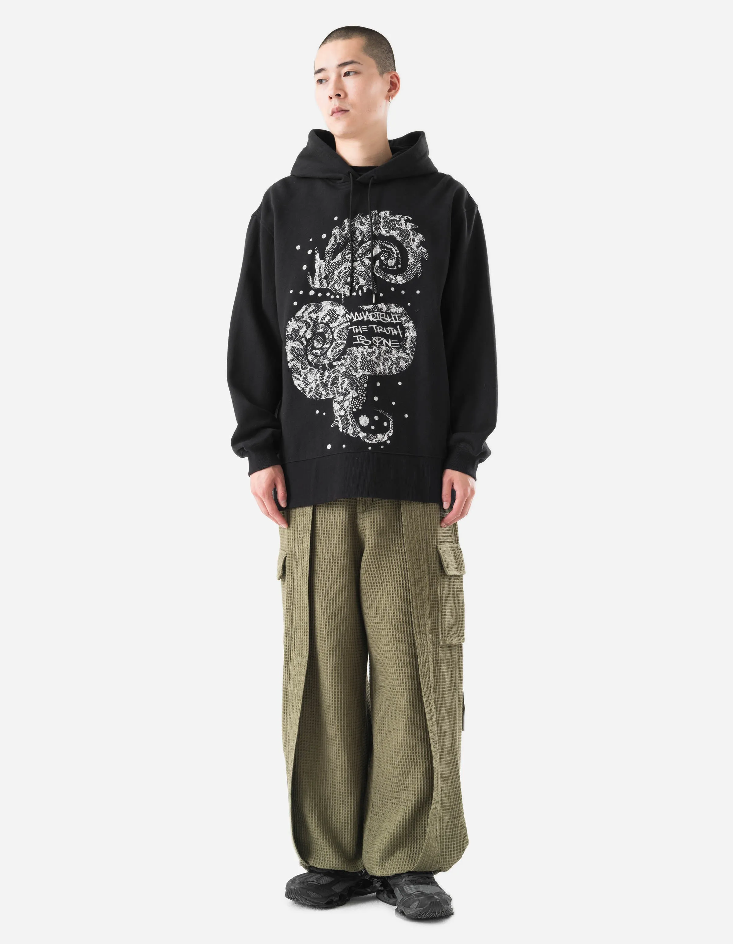 6203 Waffle Hakama Pants Olive sold by Maharishi product image thumbnail 2