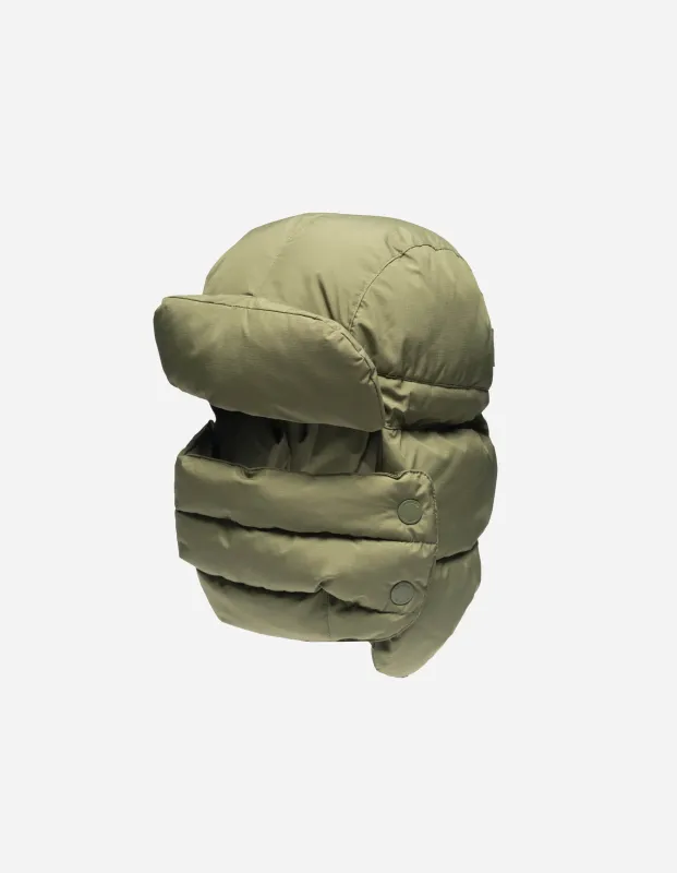 1383 Padded Aviator Hat Olive sold by Maharishi
