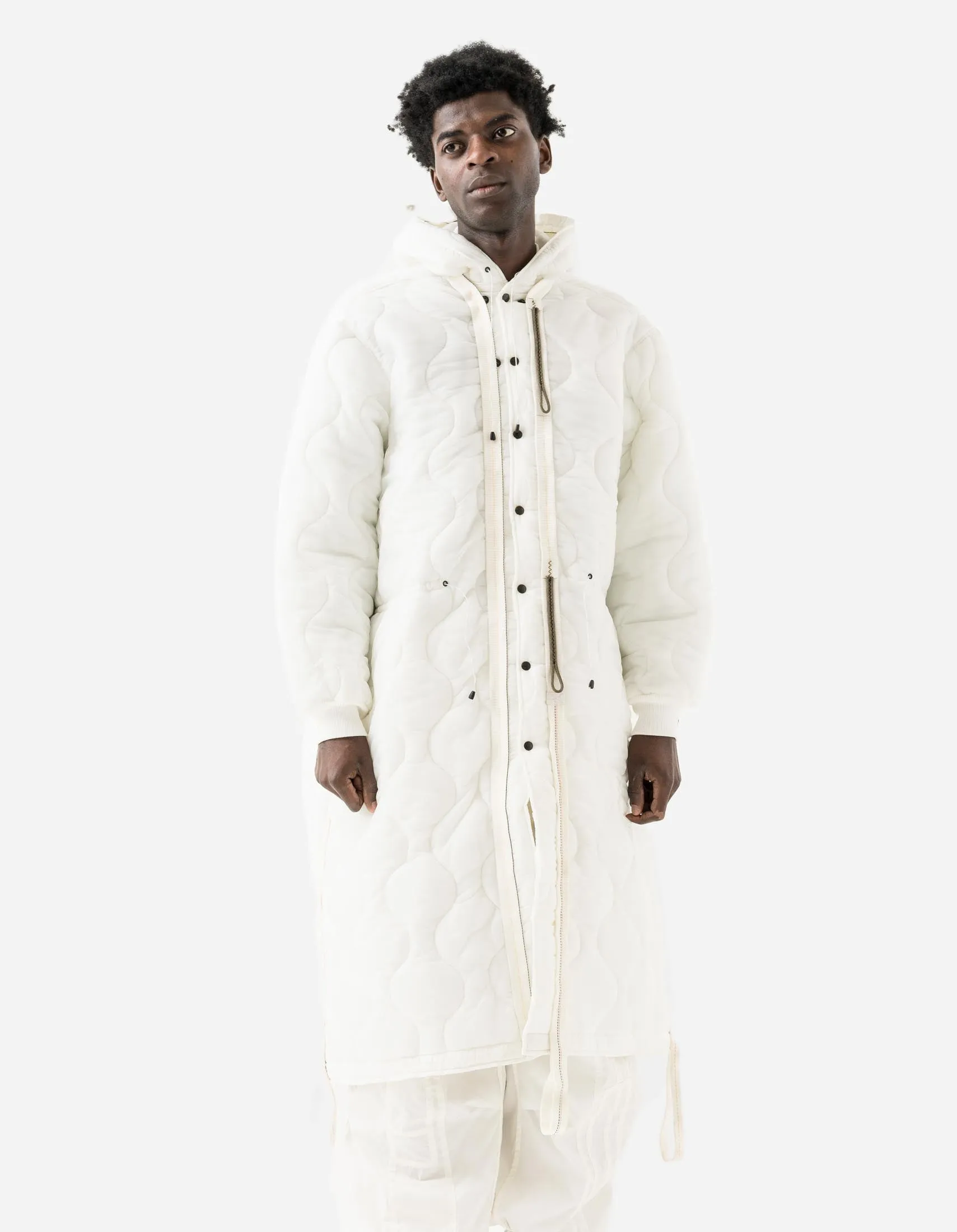 1598 Upcycled U.S. Army Inspector Parka White sold by Maharishi product image thumbnail 2