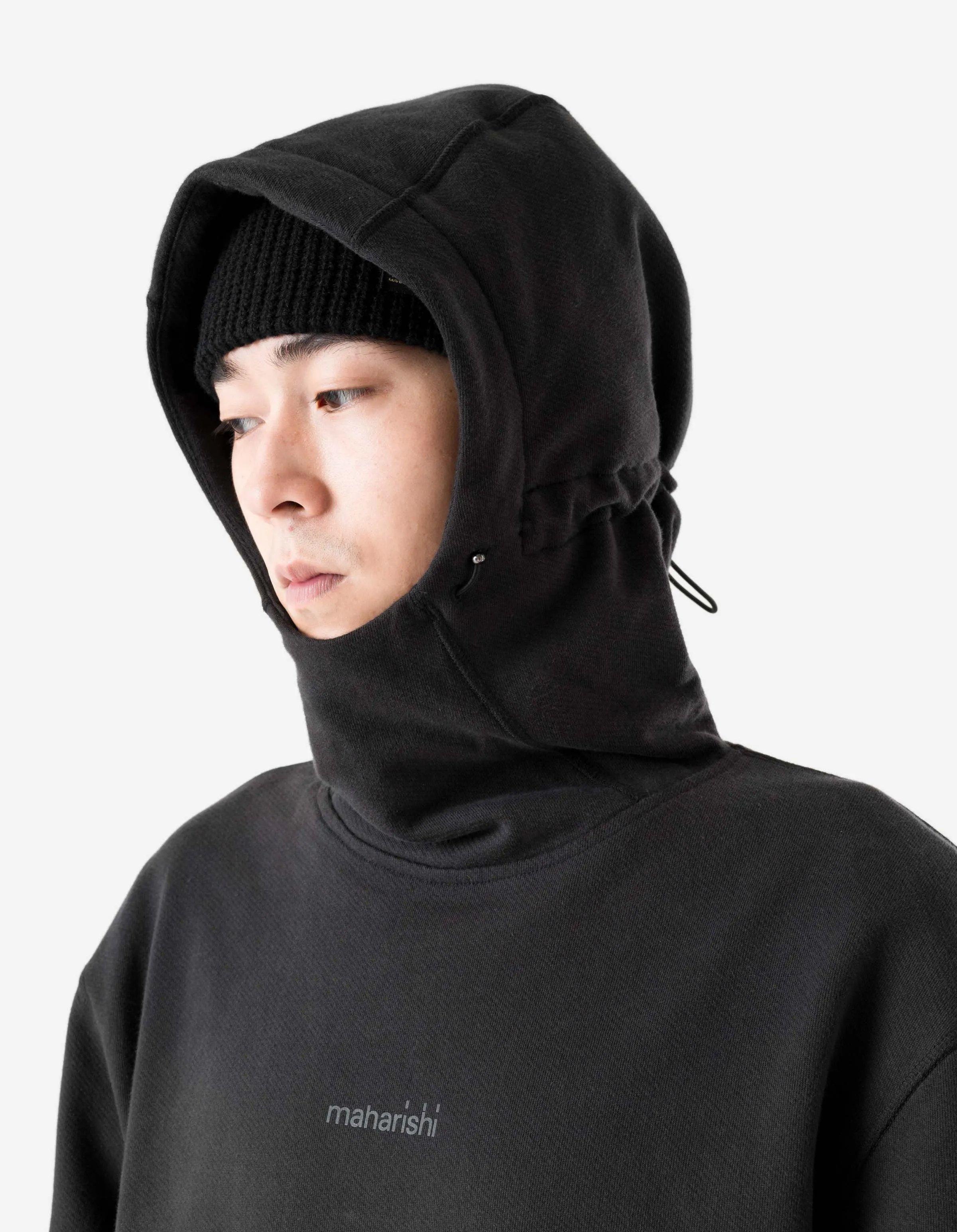6208 Maha Reflective Hooded Sweat Black sold by Maharishi product image thumbnail 4
