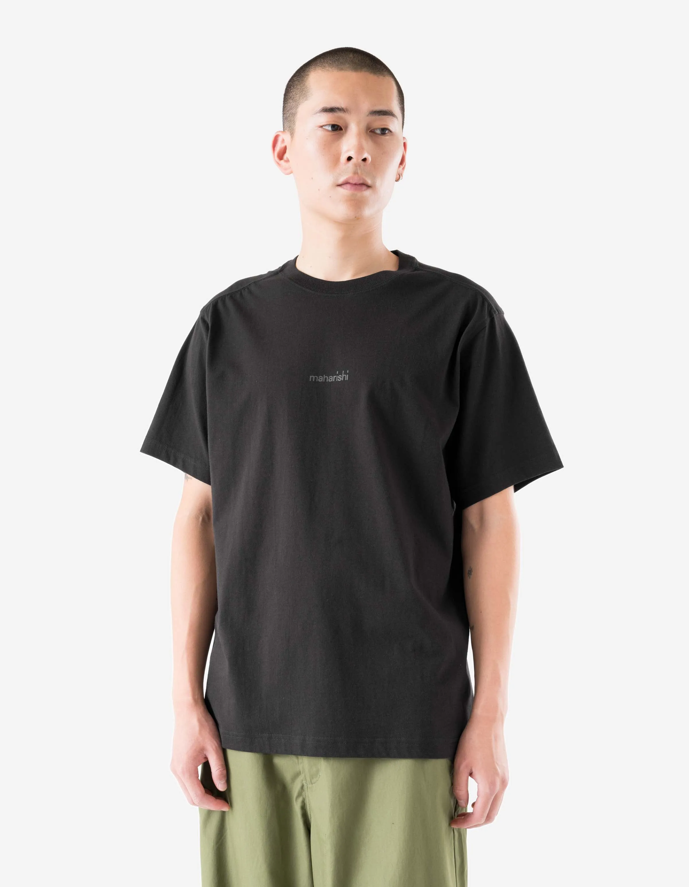 6244 Maharishi Reflective S/S T-Shirt Black sold by Maharishi product image thumbnail 2
