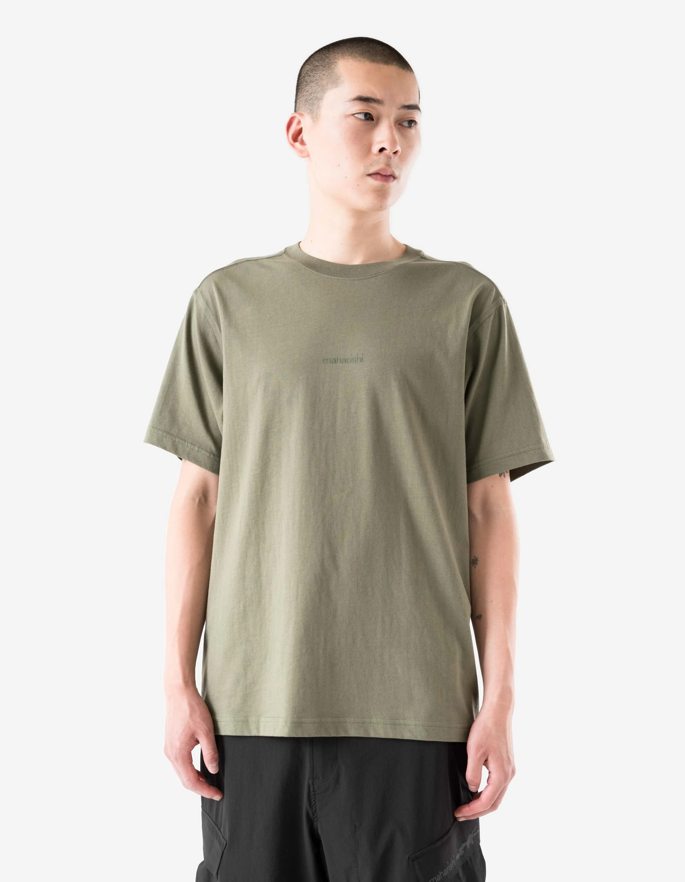 6244 Maharishi Reflective S/S T-Shirt Olive OG-107F sold by Maharishi product image thumbnail 3