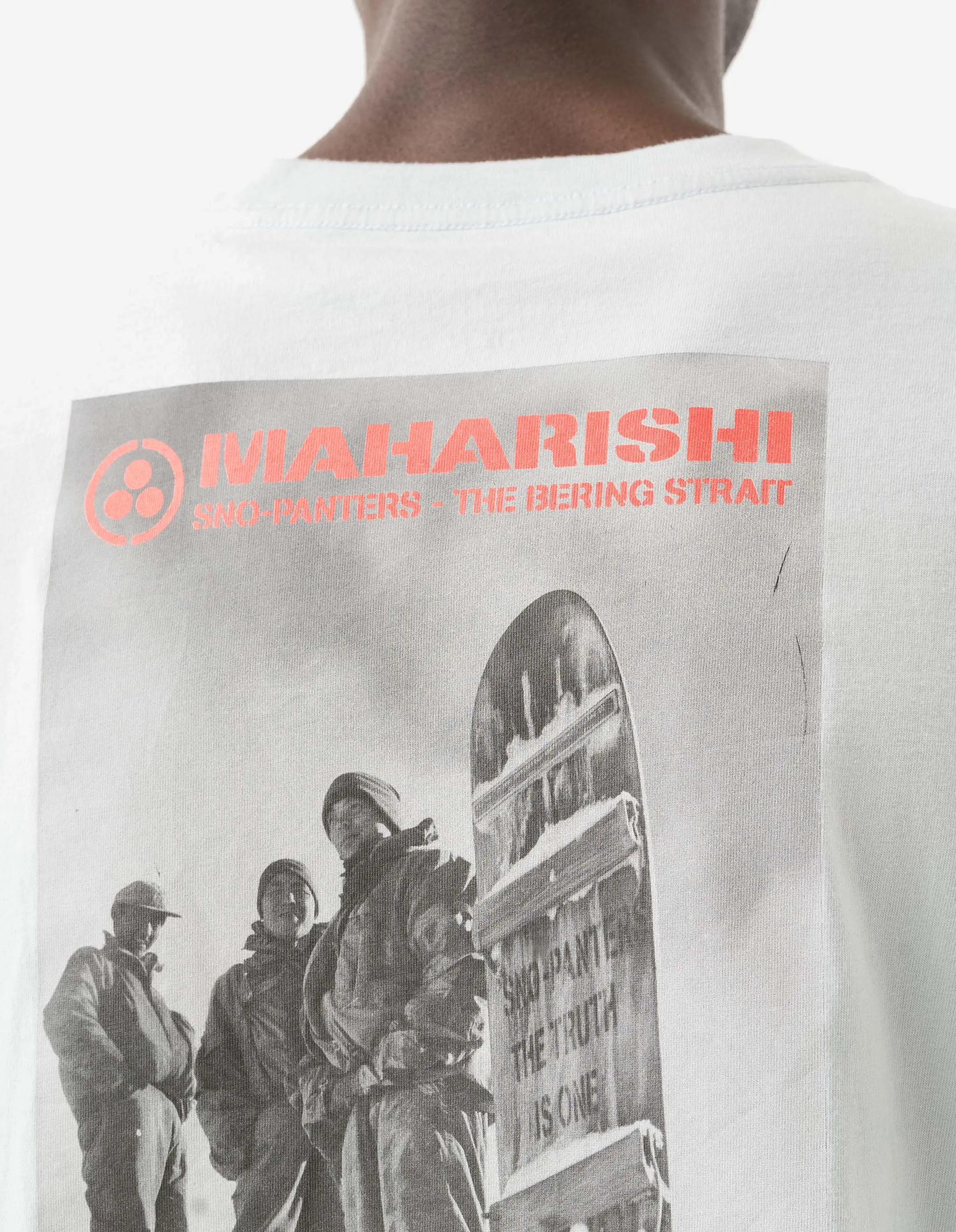 2201 Sno Panters Snowboard S/S T-Shirt Ice Blue sold by Maharishi product image thumbnail 5