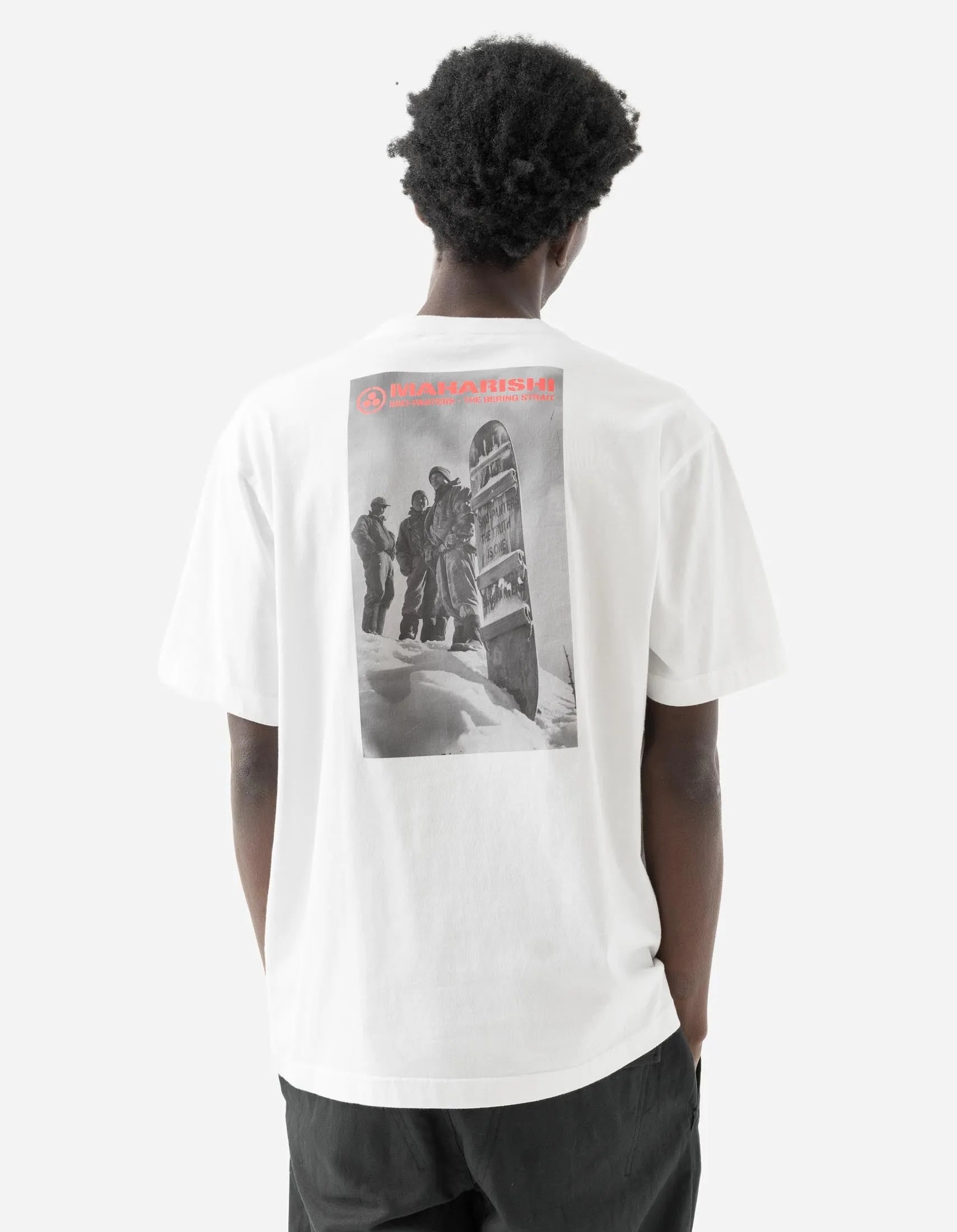 2201 Sno Panters Snowboard S/S T-Shirt White sold by Maharishi product image thumbnail 4