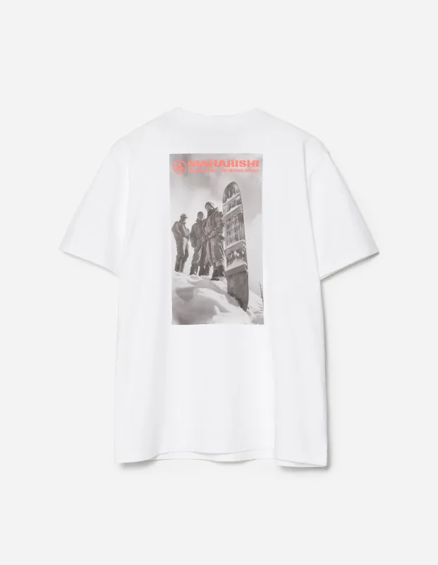 2201 Sno Panters Snowboard S/S T-Shirt White sold by Maharishi