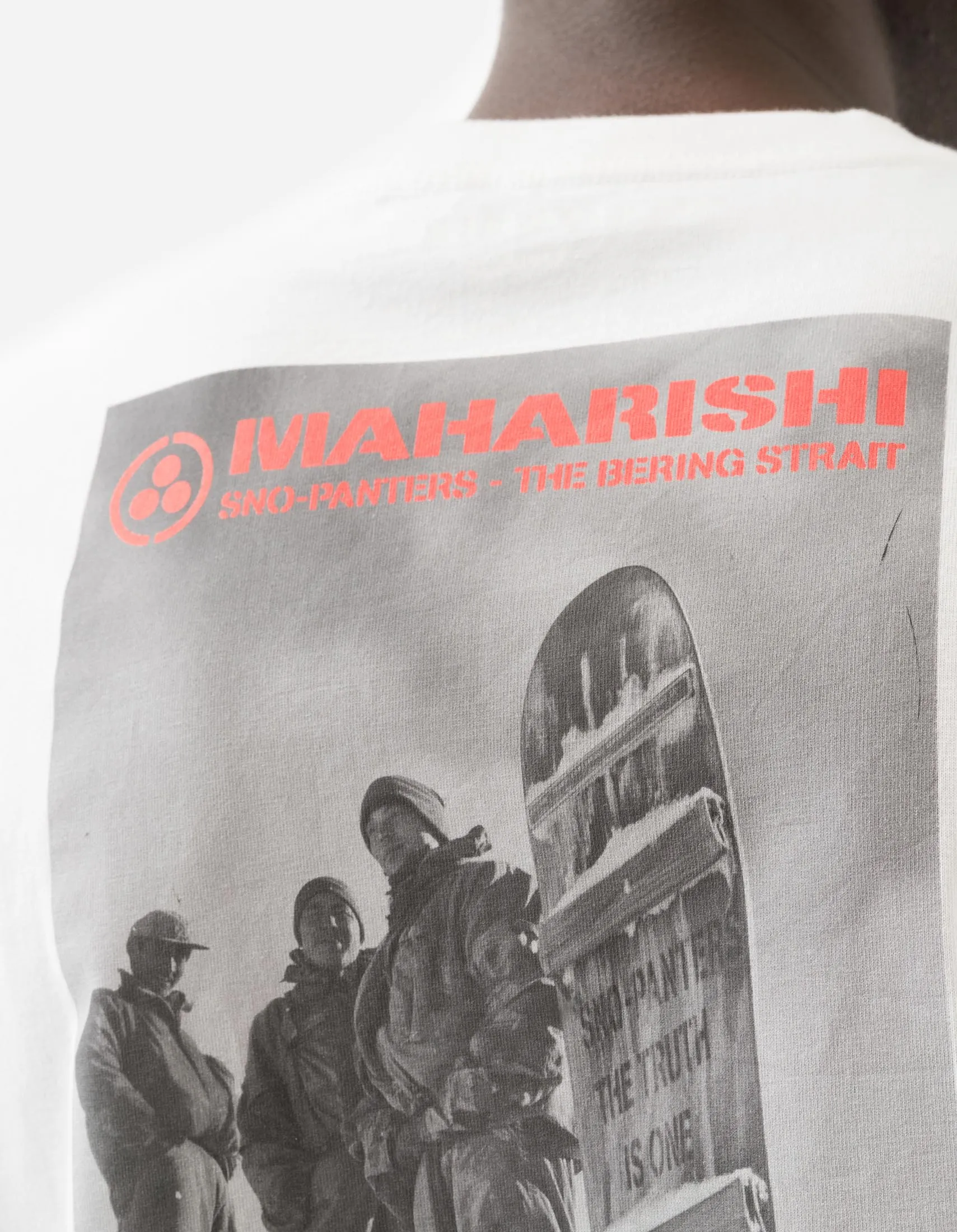 2201 Sno Panters Snowboard S/S T-Shirt White sold by Maharishi product image thumbnail 5