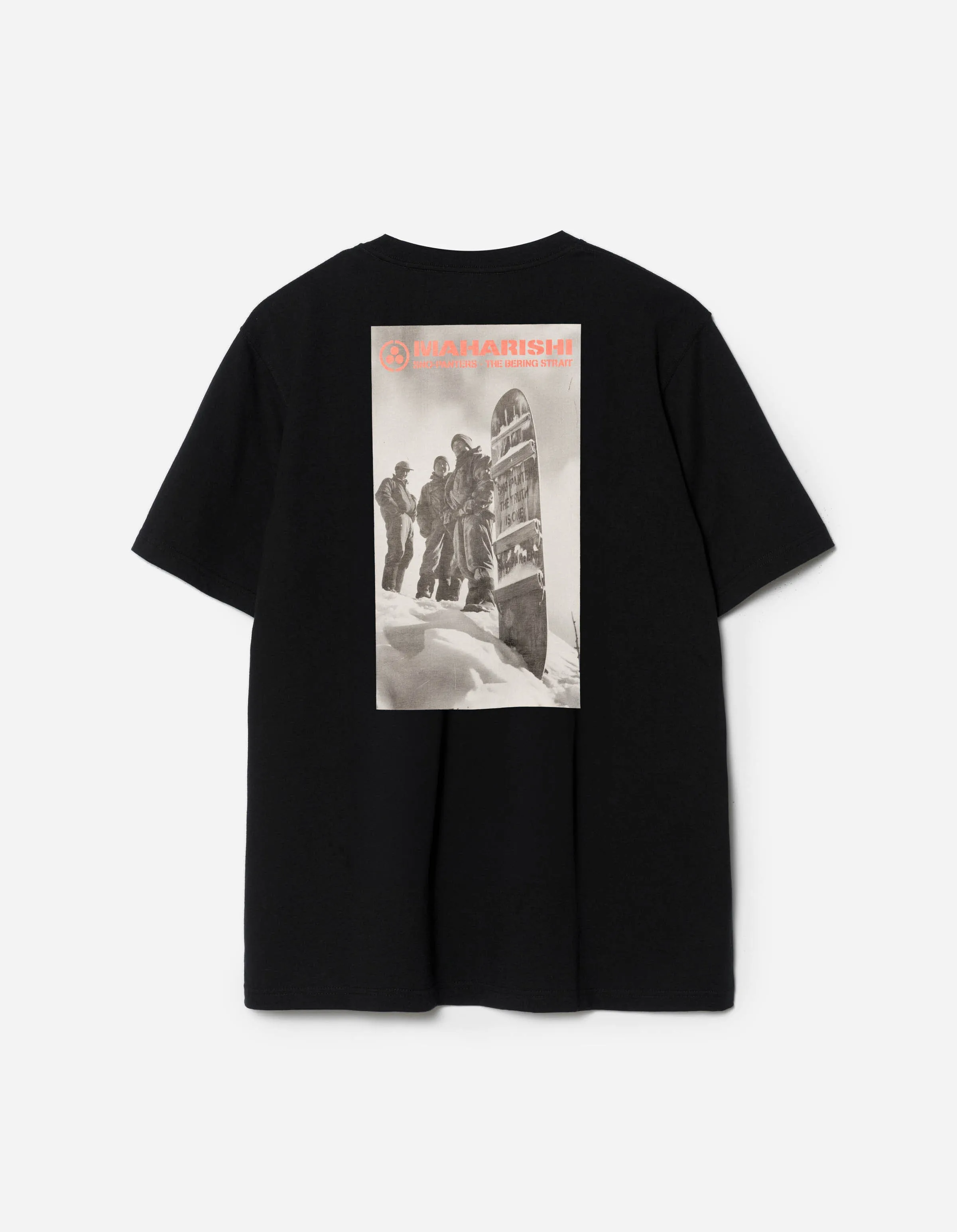 2201 Sno Panters Snowboard S/S T-Shirt Black sold by Maharishi