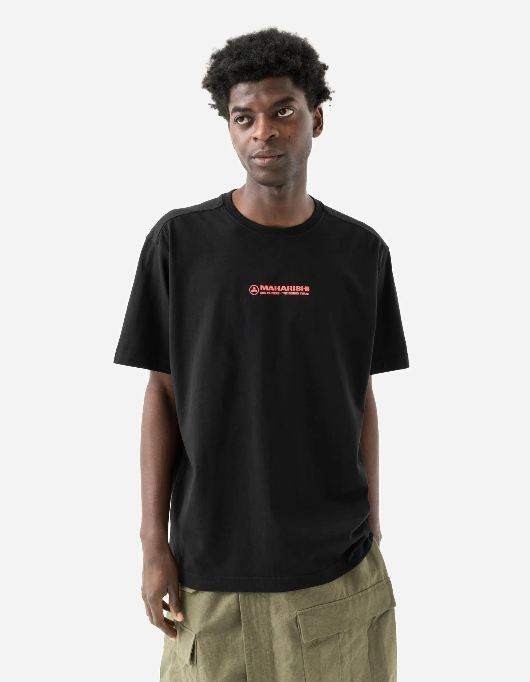 2201 Sno Panters Snowboard S/S T-Shirt Black sold by Maharishi product image thumbnail 2