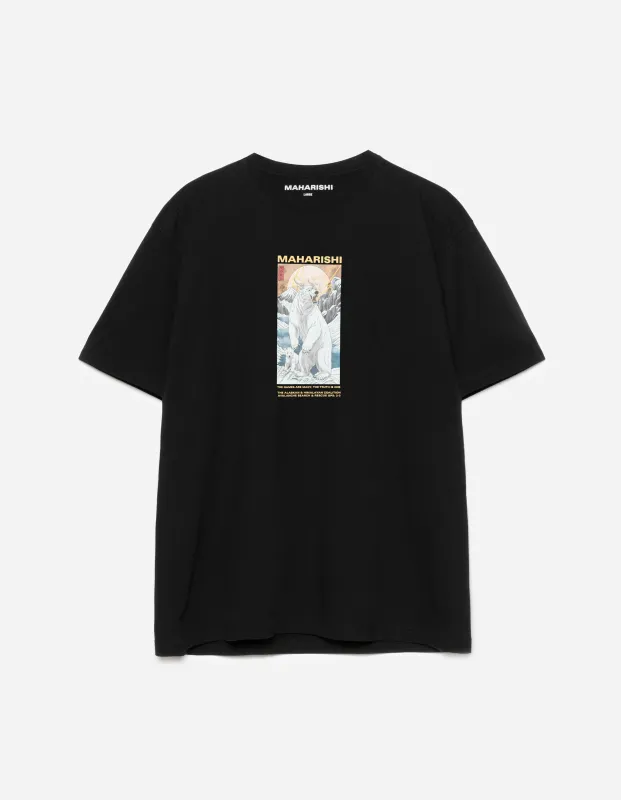 2211 Alaskan Polar Bears S/S T-Shirt Black sold by Maharishi