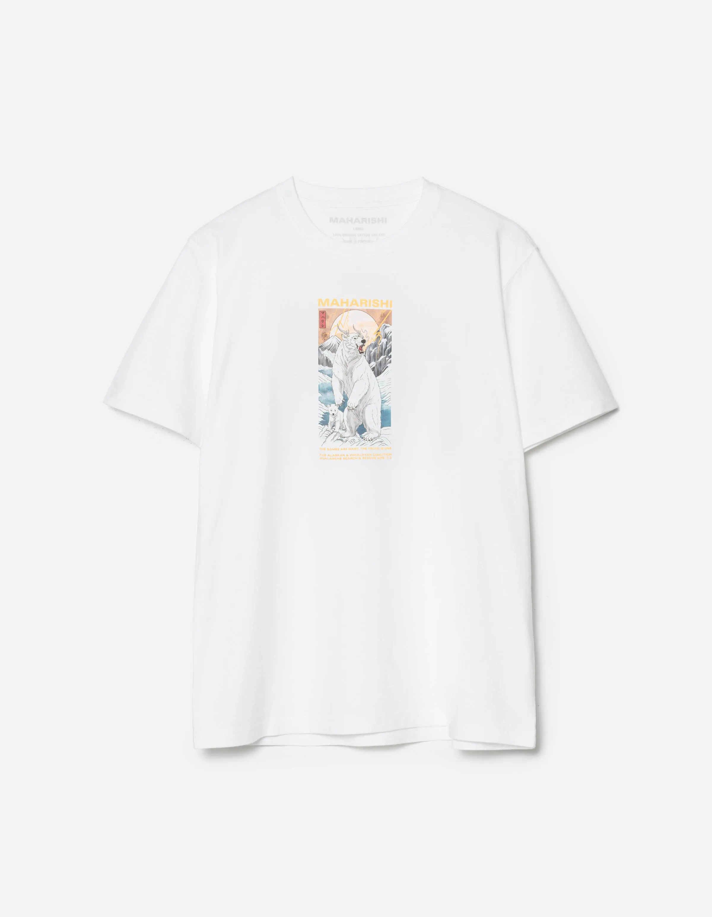 2211 Alaskan Polar Bears S/S T-Shirt White sold by Maharishi