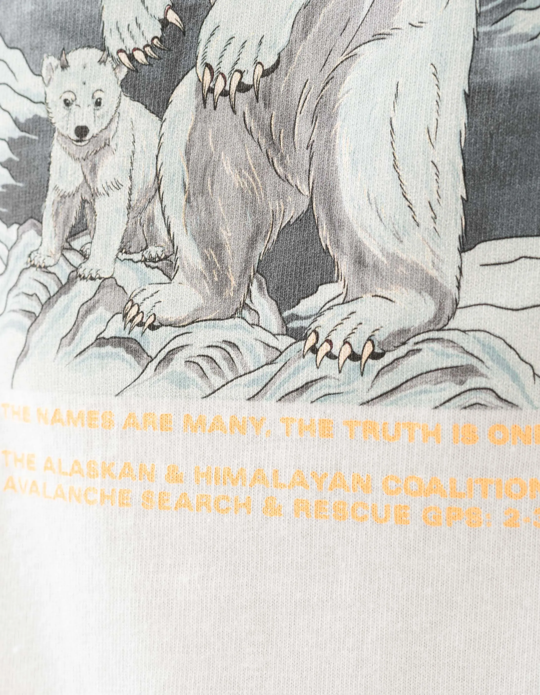 2211 Alaskan Polar Bears S/S T-Shirt White sold by Maharishi product image thumbnail 4