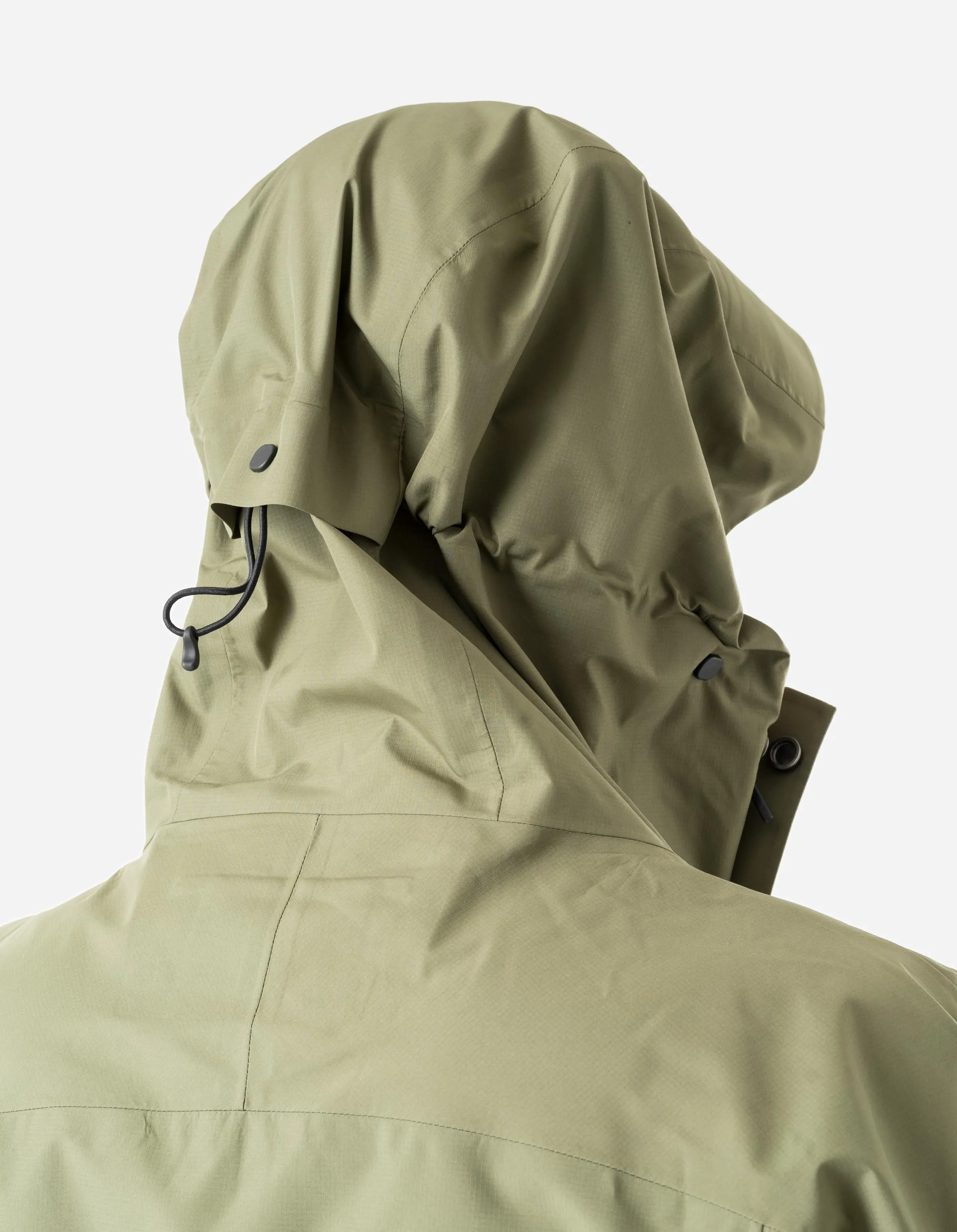 7185 Waterproof 3L Asym Storm Parka Olive OG-107F sold by Maharishi product image thumbnail 5