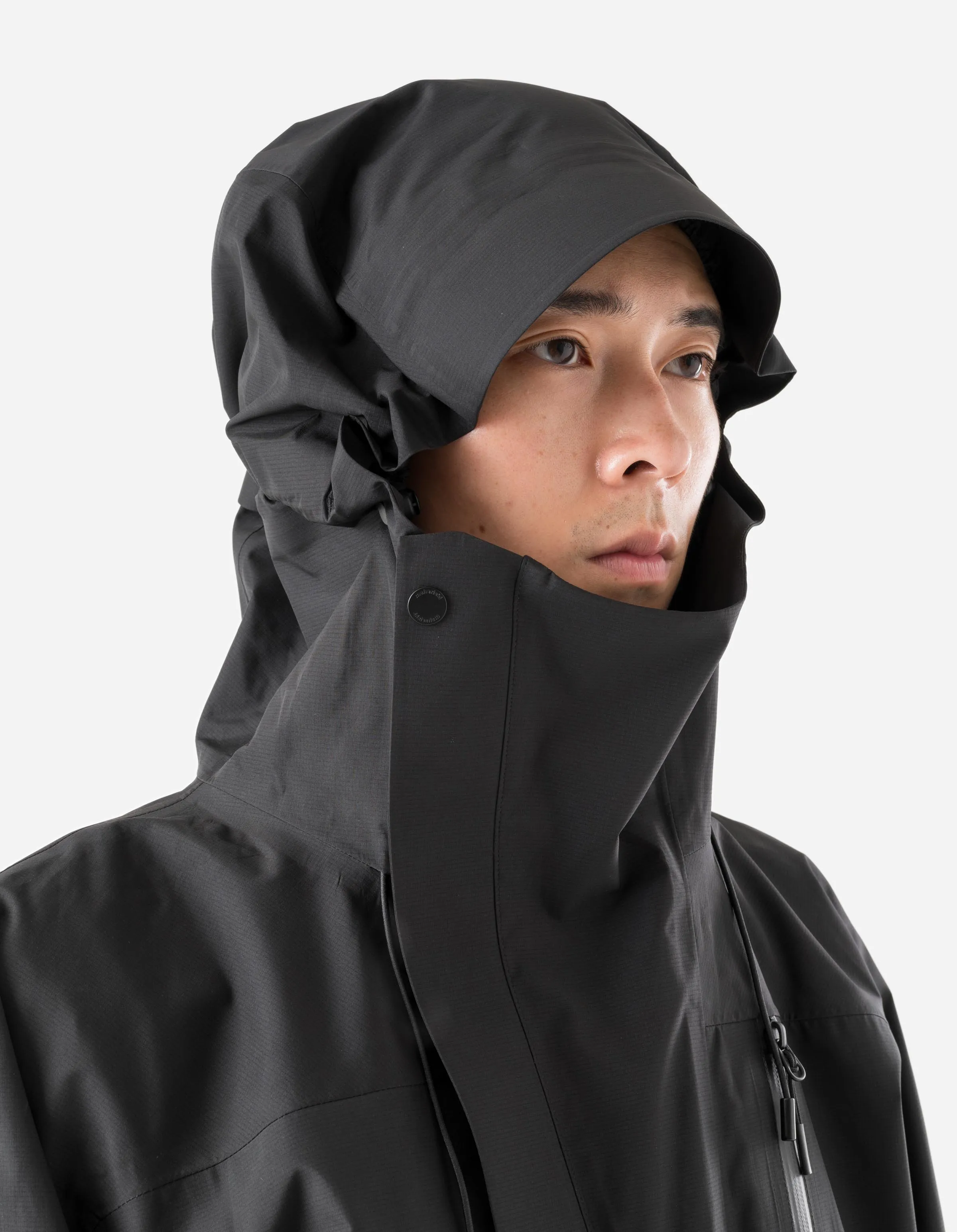 7185 Waterproof 3L Asym Storm Parka Black sold by Maharishi product image thumbnail 3