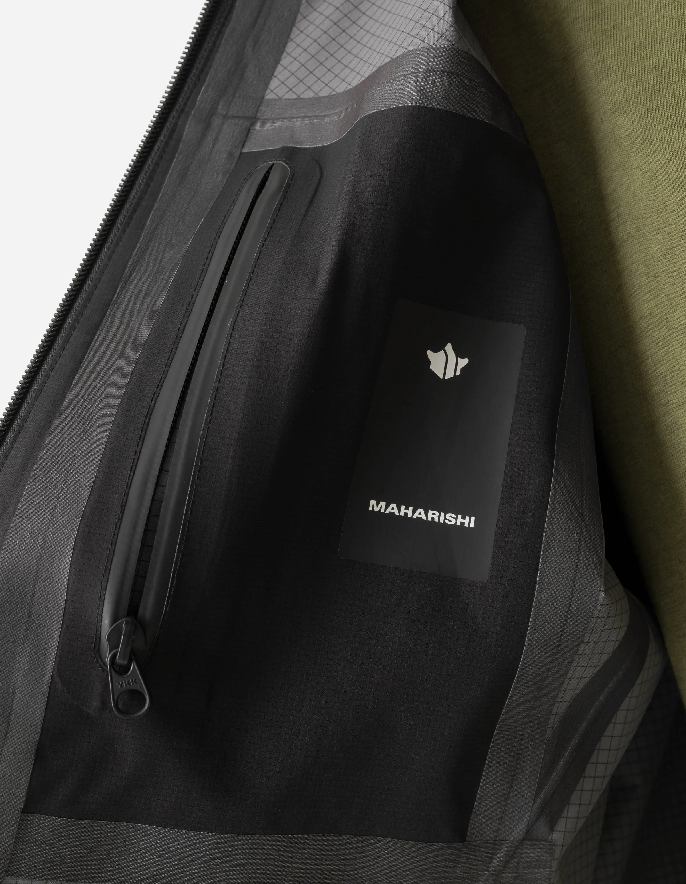 7185 Waterproof 3L Asym Storm Parka Black sold by Maharishi product image thumbnail 5