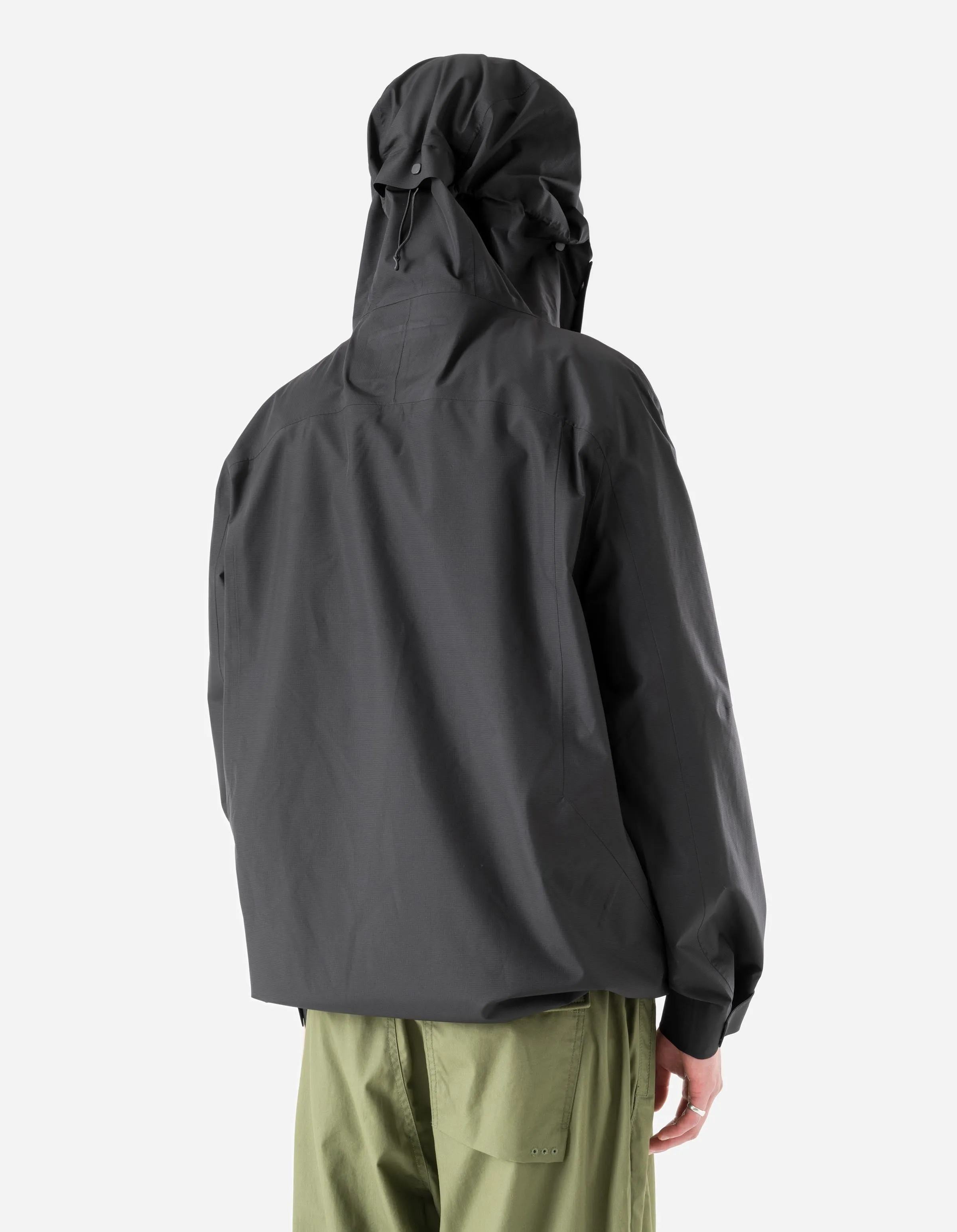 7185 Waterproof 3L Asym Storm Parka Black sold by Maharishi product image thumbnail 4