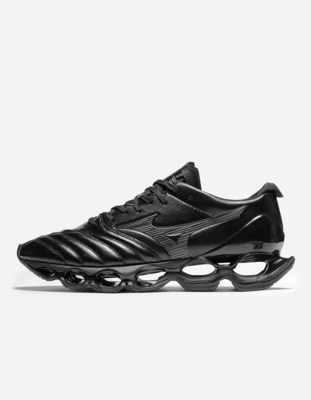 Mizuno Wave Prophecy Morelia Neo Black sold by Maharishi