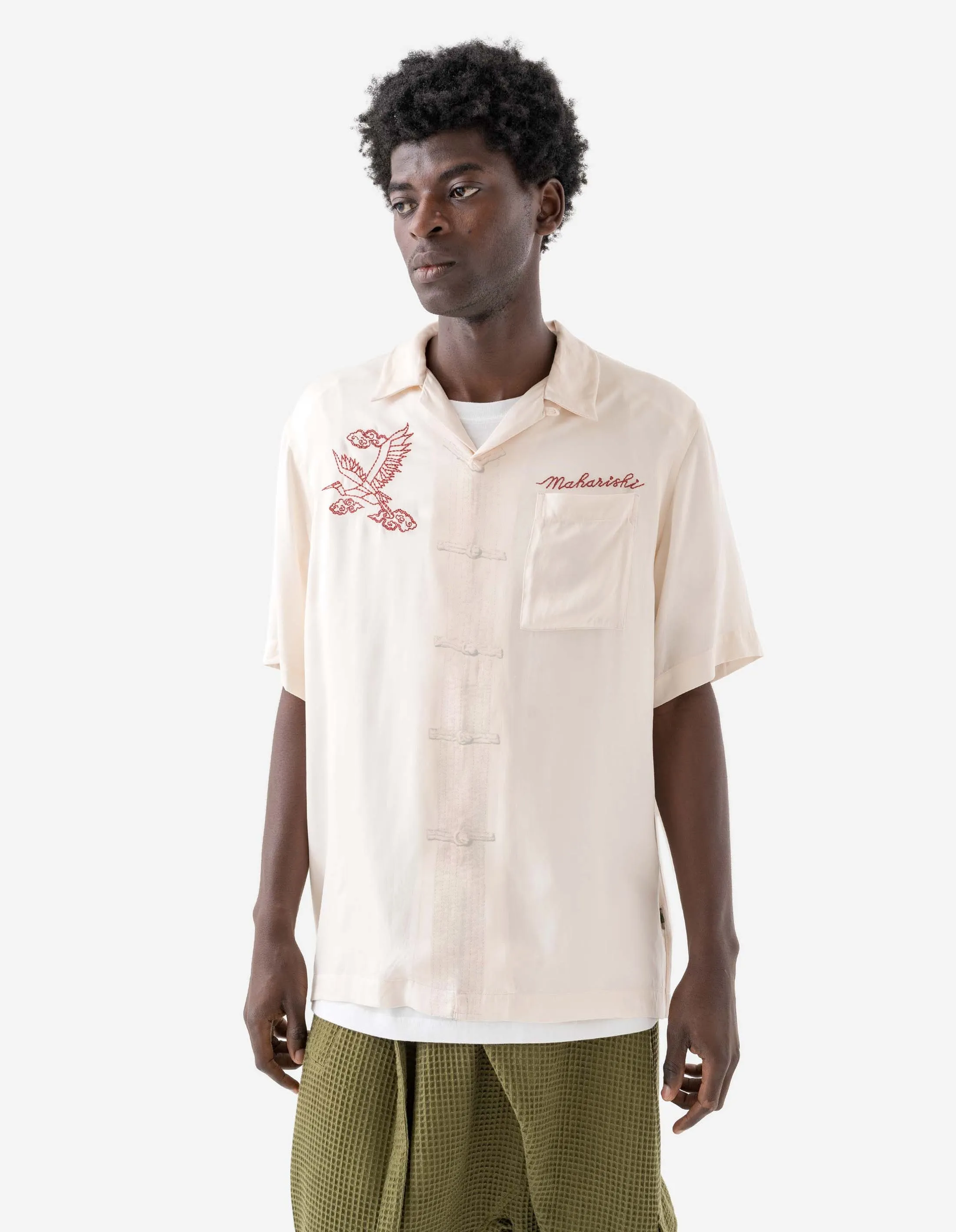6234 Year of the Crane Shirt Ecru sold by Maharishi product image thumbnail 2