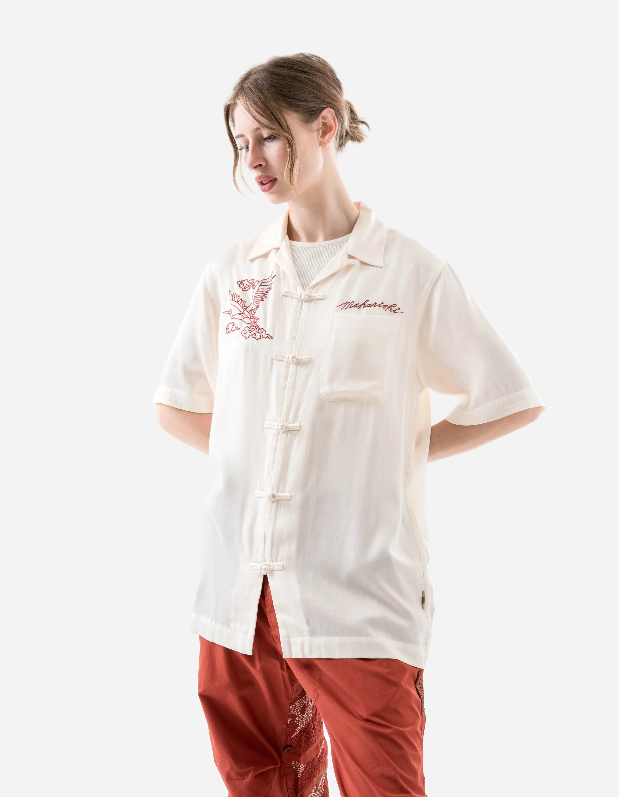 6234 Year of the Crane Shirt Ecru sold by Maharishi product image thumbnail 4