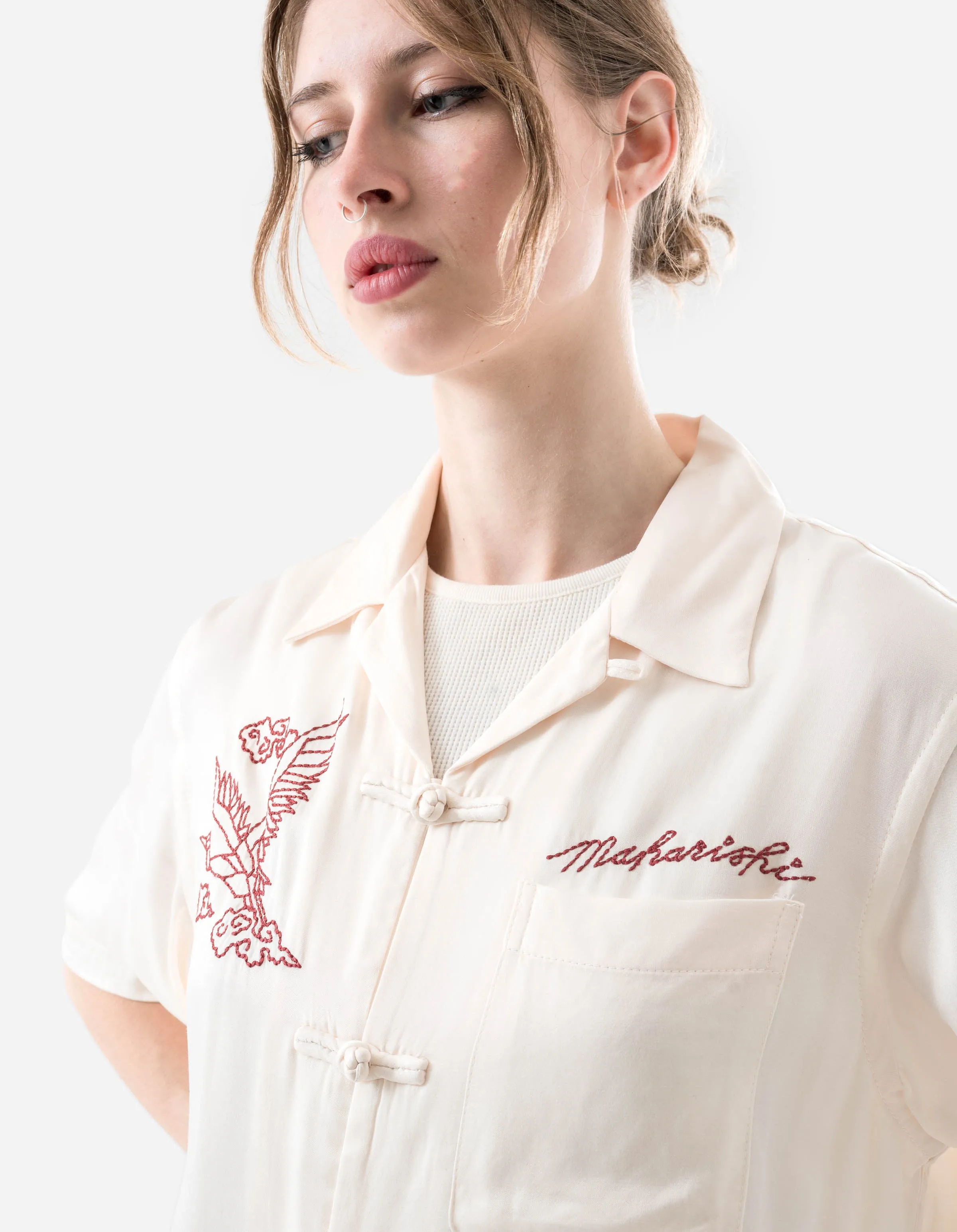 6234 Year of the Crane Shirt Ecru sold by Maharishi product image thumbnail 5