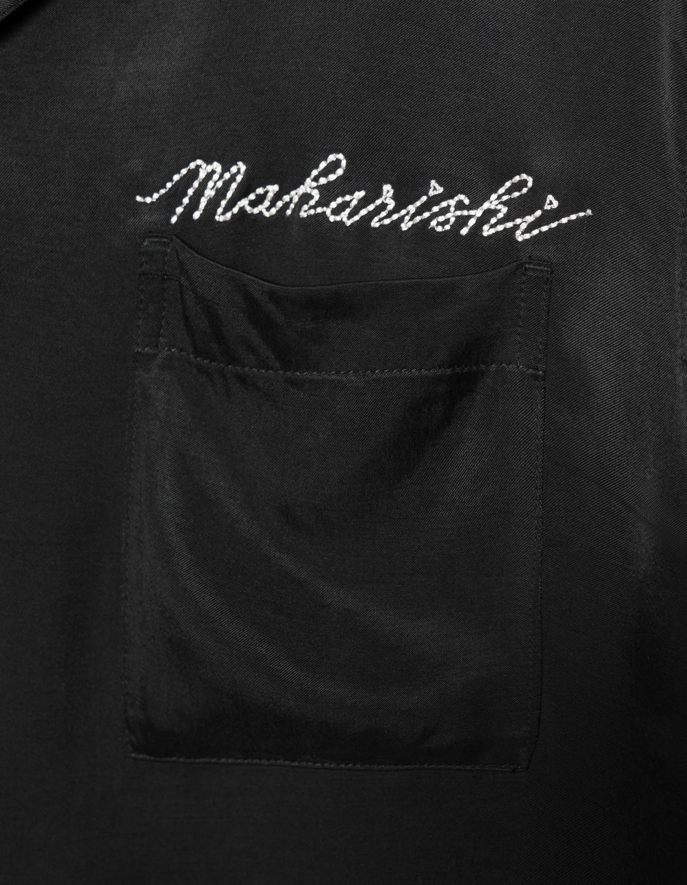 6234 Year of the Crane Shirt Black sold by Maharishi product image thumbnail 5