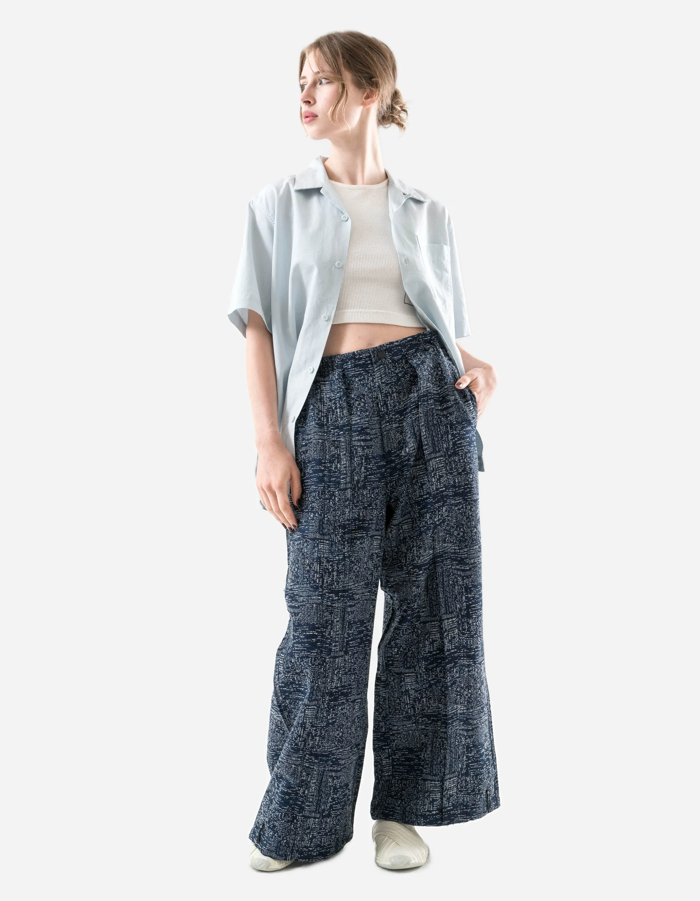 7105 Hemp Camp Collar Shirt Ice Blue sold by Maharishi product image thumbnail 4