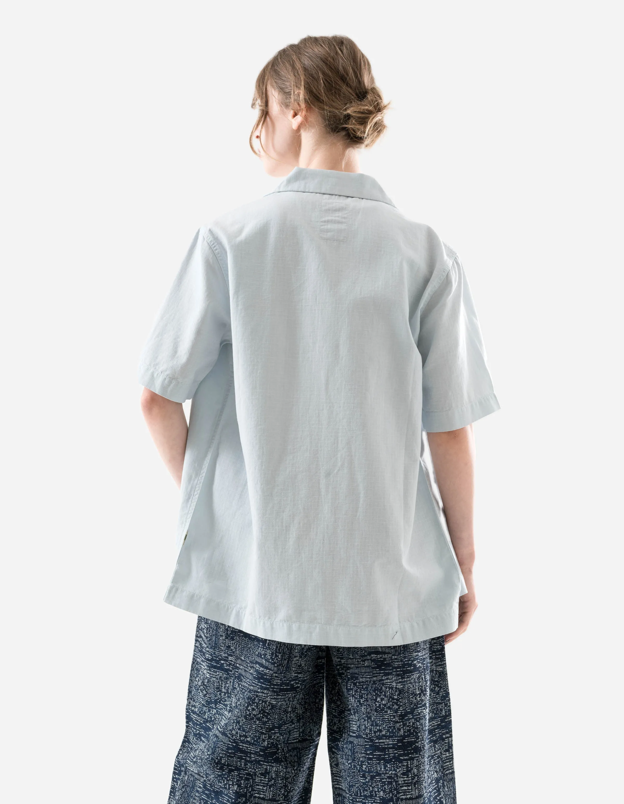 7105 Hemp Camp Collar Shirt Ice Blue sold by Maharishi product image thumbnail 3