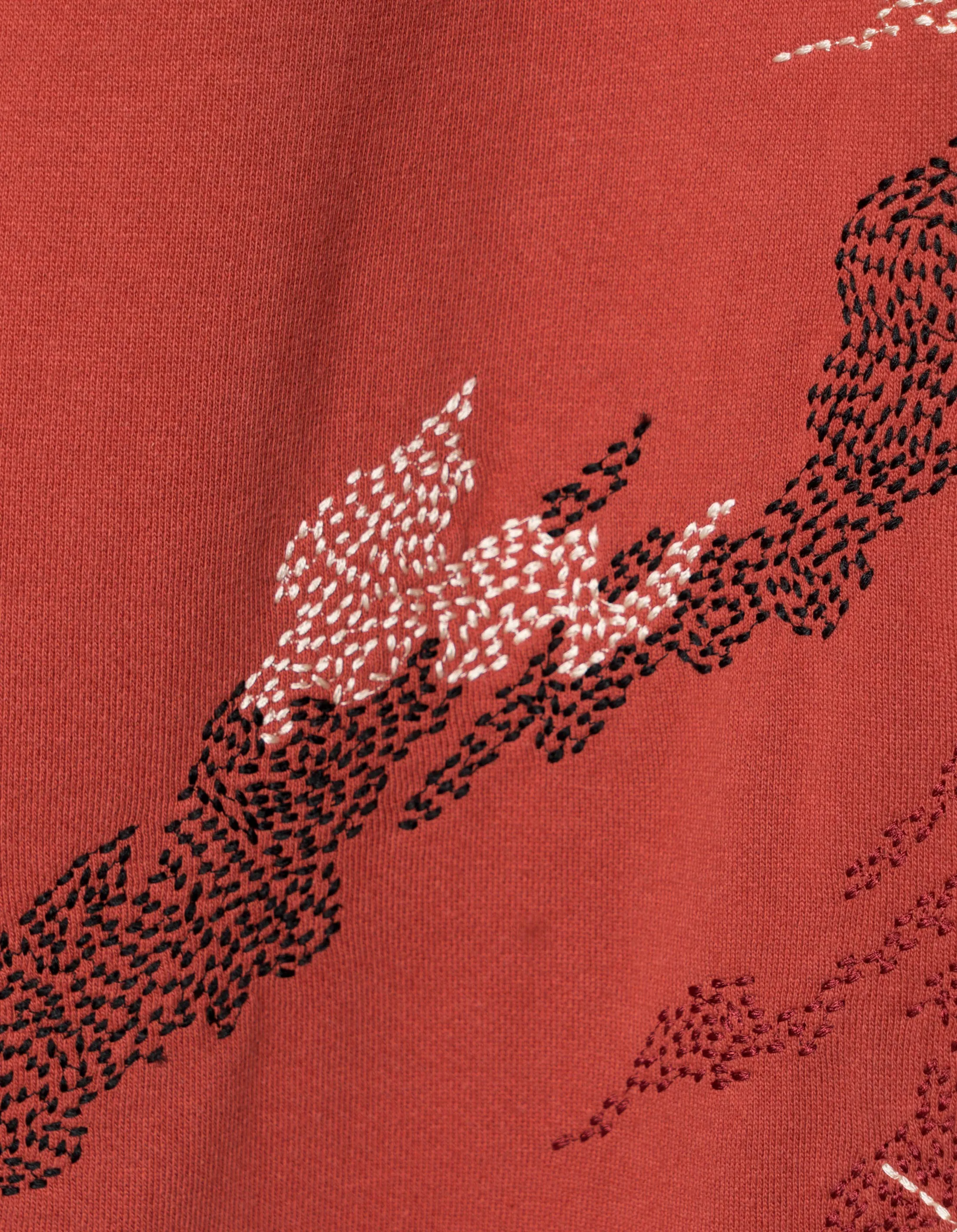 6202 Sashiko Bonsai Asym Sweatpants Redwood sold by Maharishi product image thumbnail 5