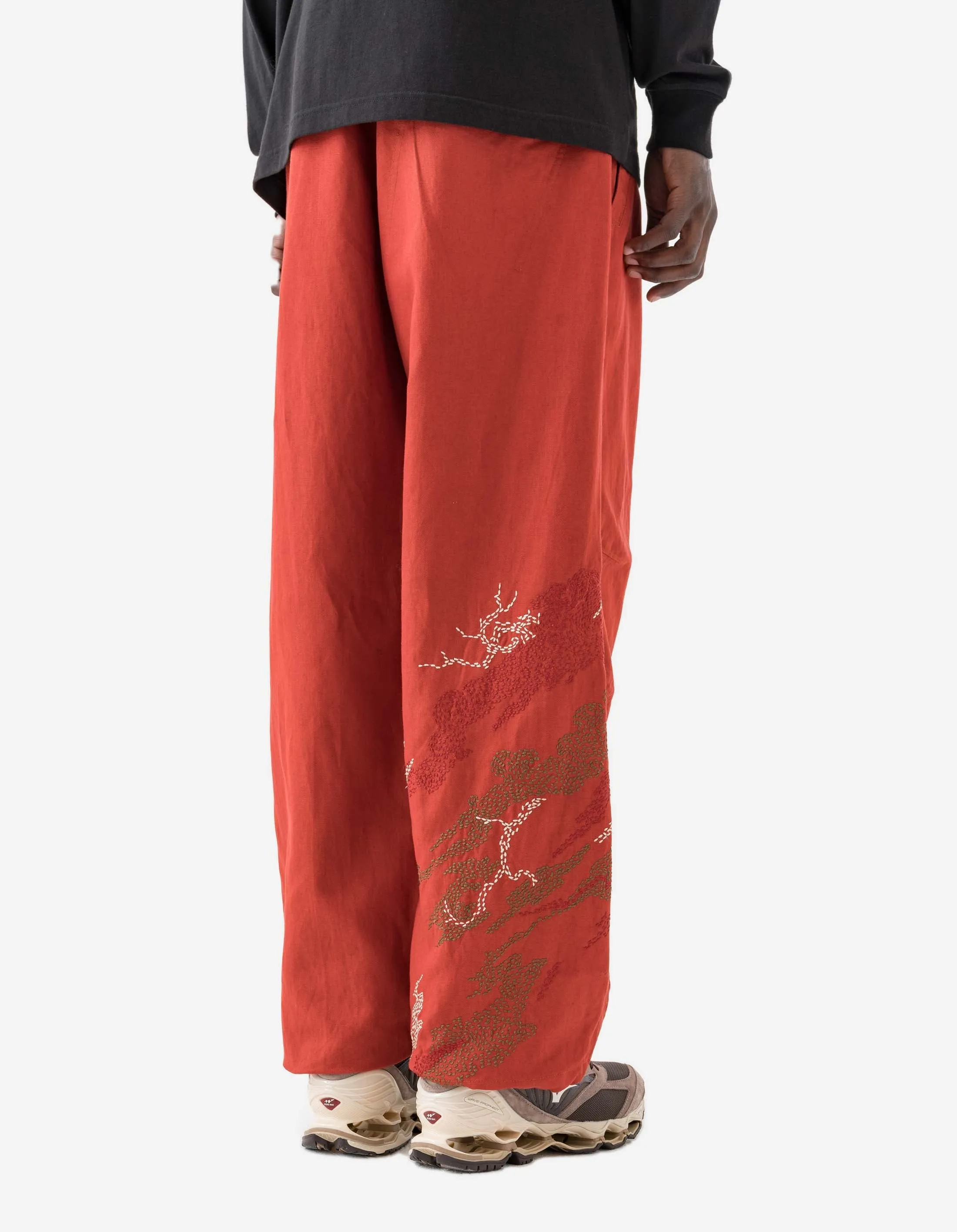 6237 Sashiko Bonsai Track Pants Redwood sold by Maharishi product image thumbnail 3