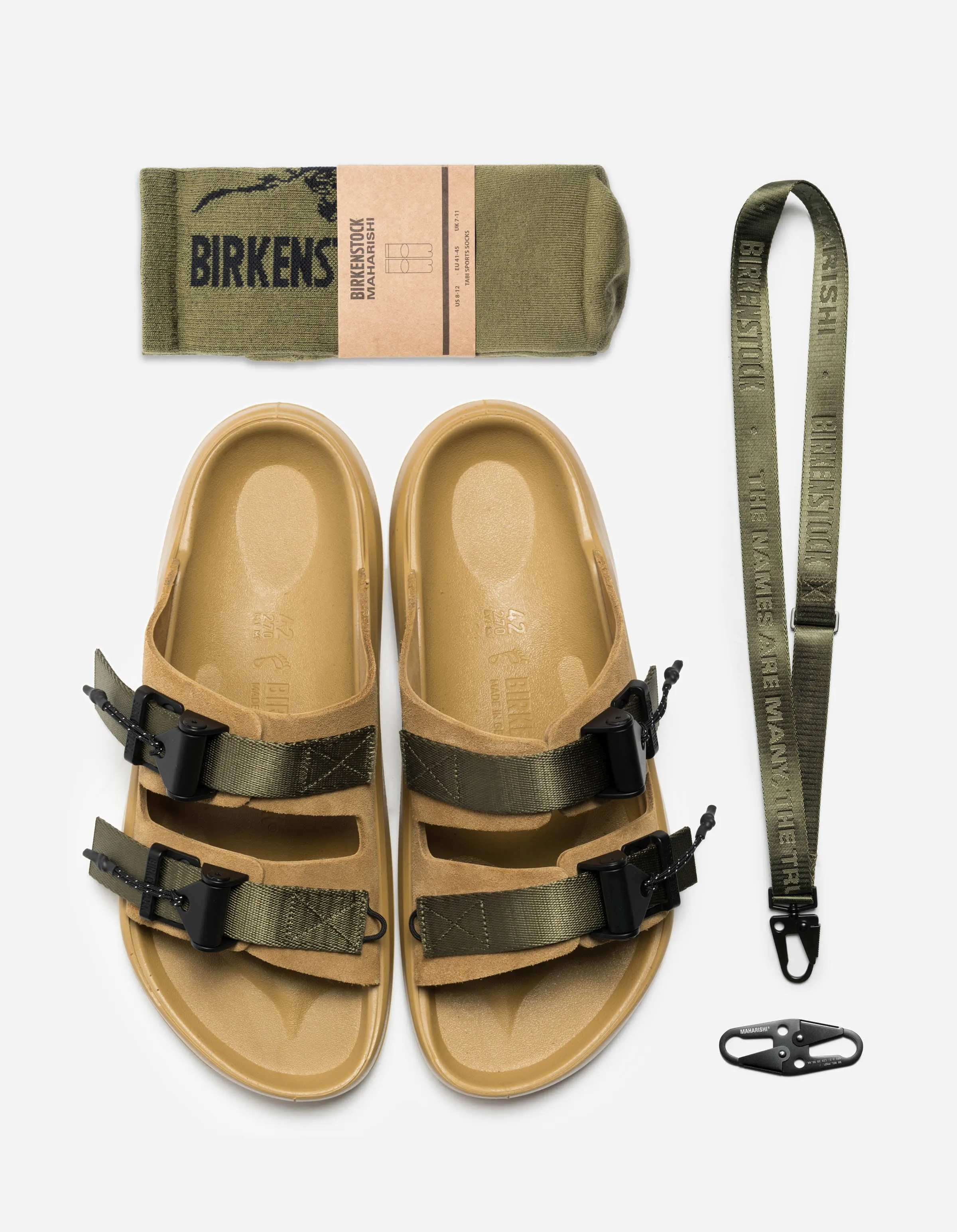 Birkenstock Maharishi Mogami Terra Tech Pack Sand/Olive sold by Maharishi