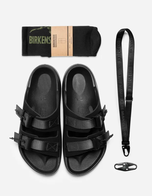 Birkenstock Maharishi Mogami Terra Tech Pack Black/Black sold by Maharishi