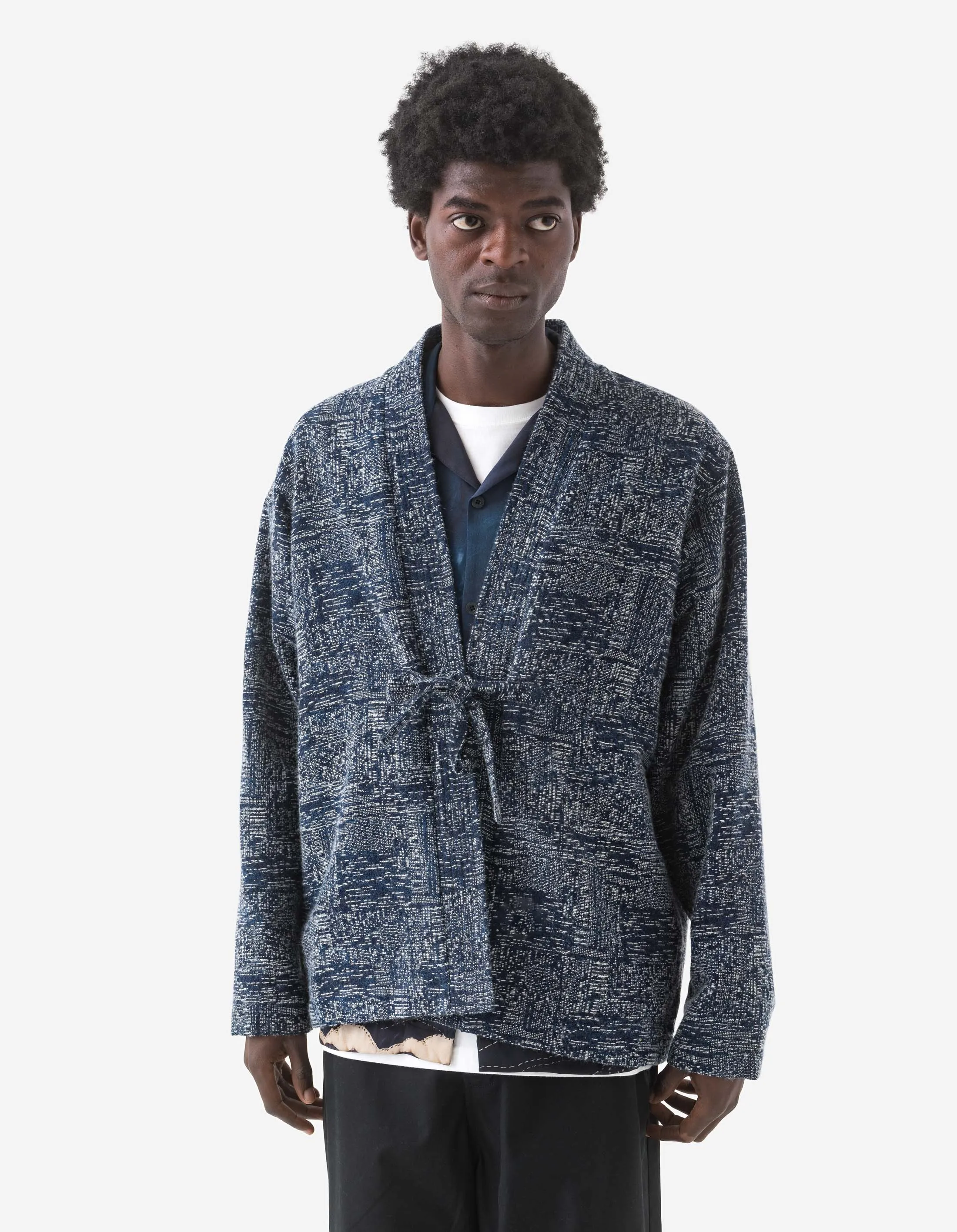 6242 Sashiko Kimono Overshirt Indigo sold by Maharishi product image thumbnail 2