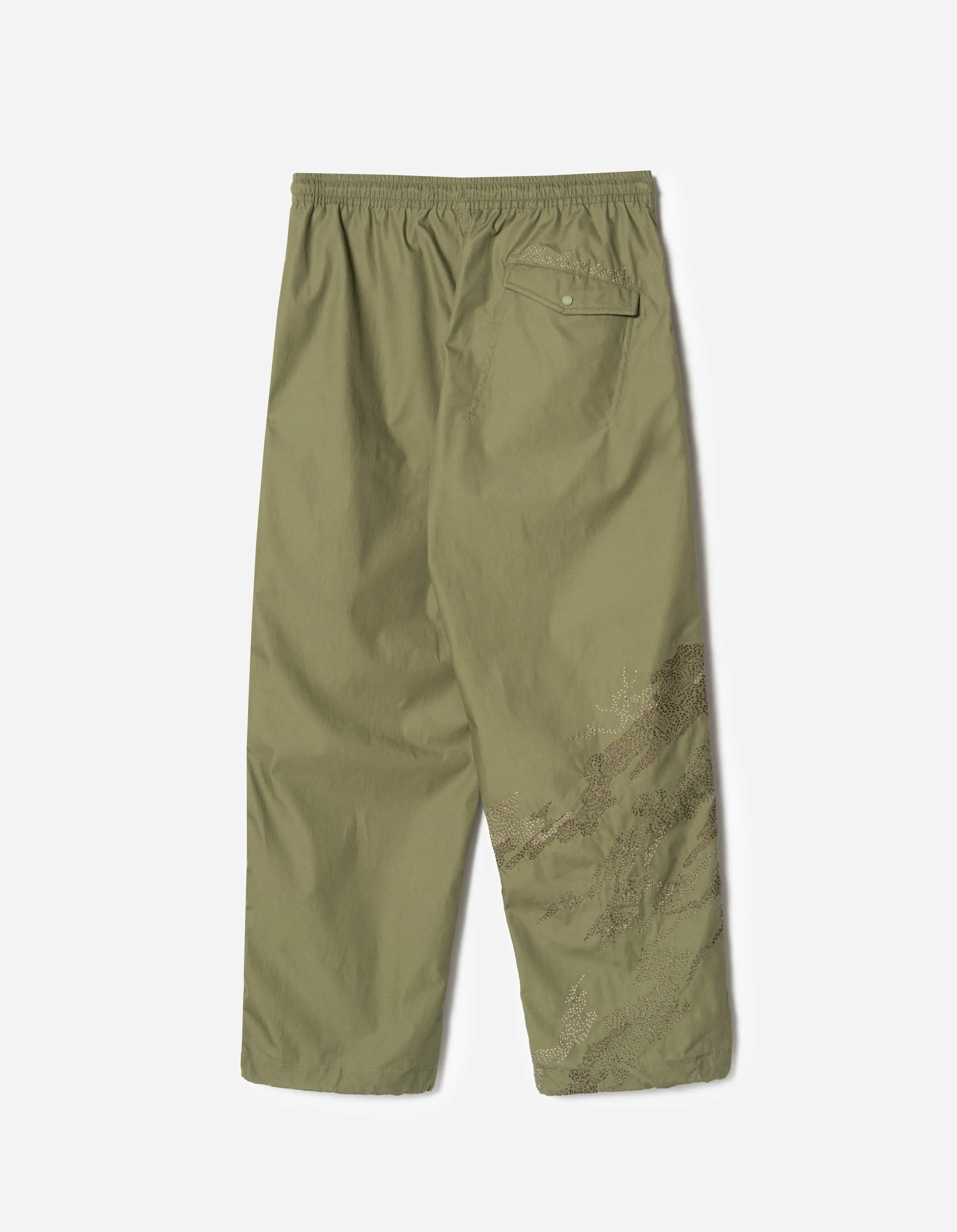 6237 Sashiko Bonsai Track Pants Olive OG-107F sold by Maharishi