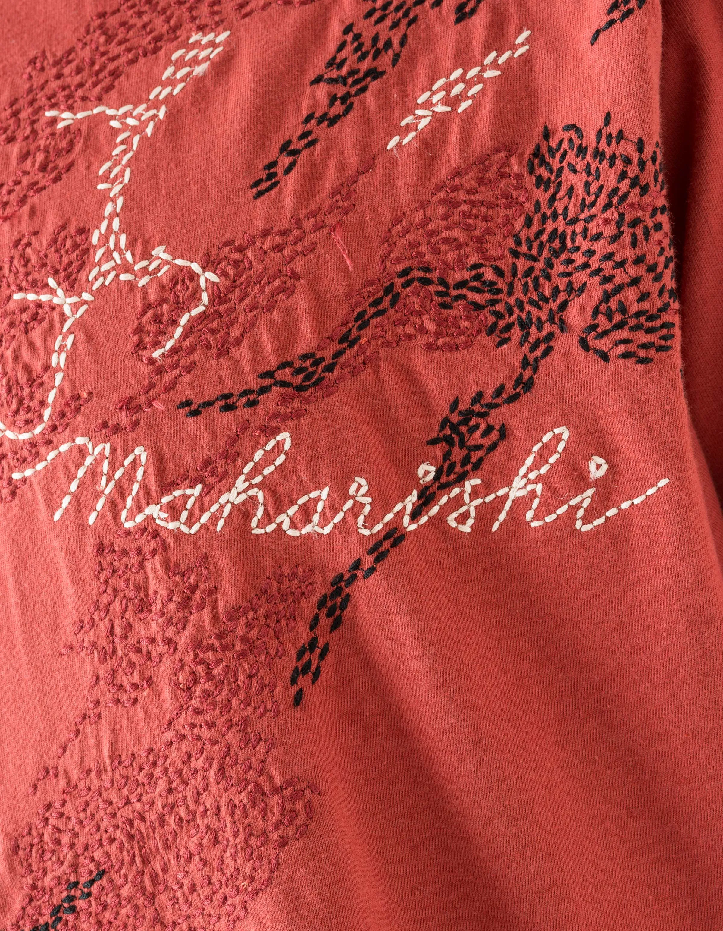 6217 Sashiko Bonsai S/S T-Shirt Redwood sold by Maharishi product image thumbnail 4