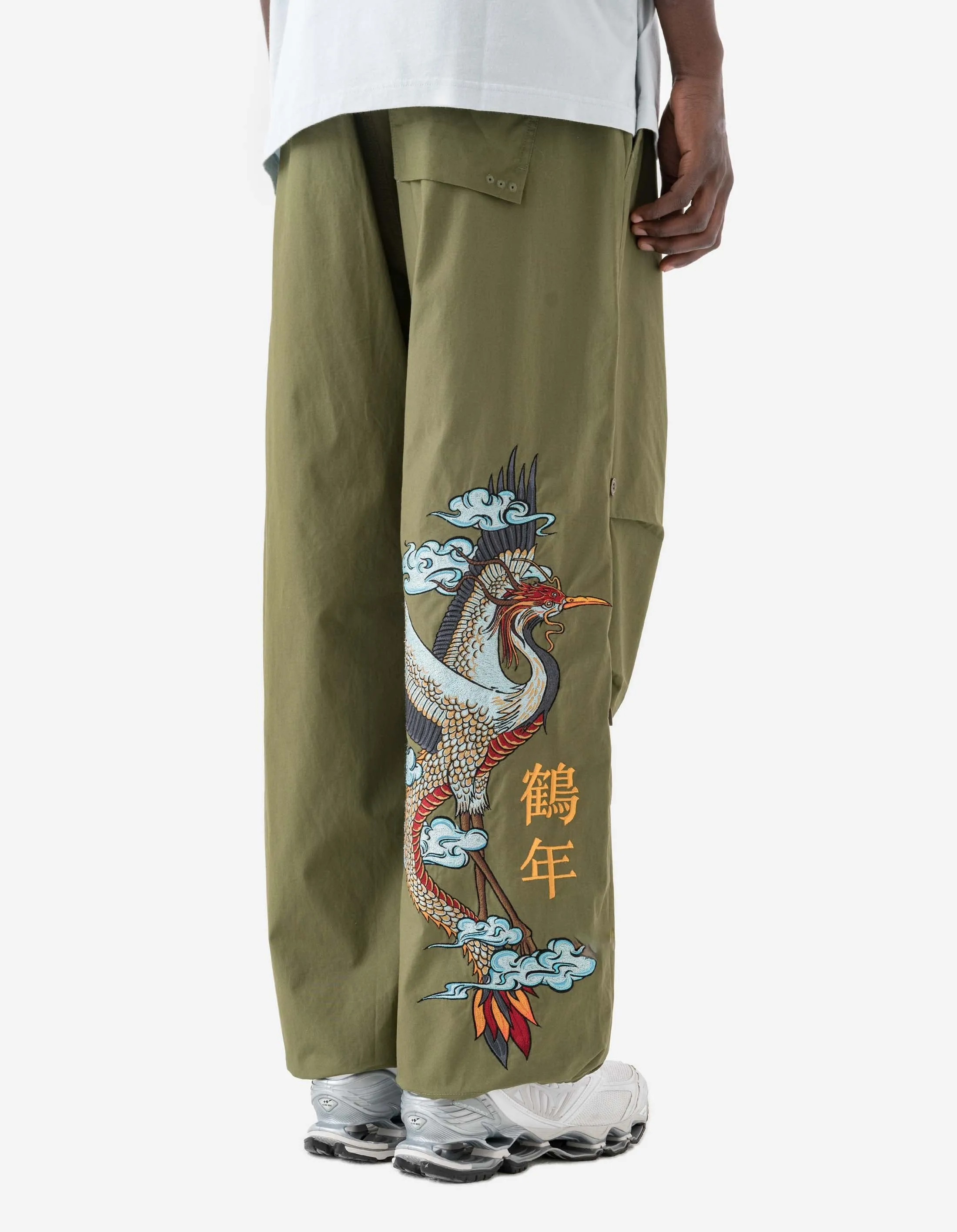 6205 Dragon Crane Loose Snopants® Olive OG-107F sold by Maharishi product image thumbnail 2
