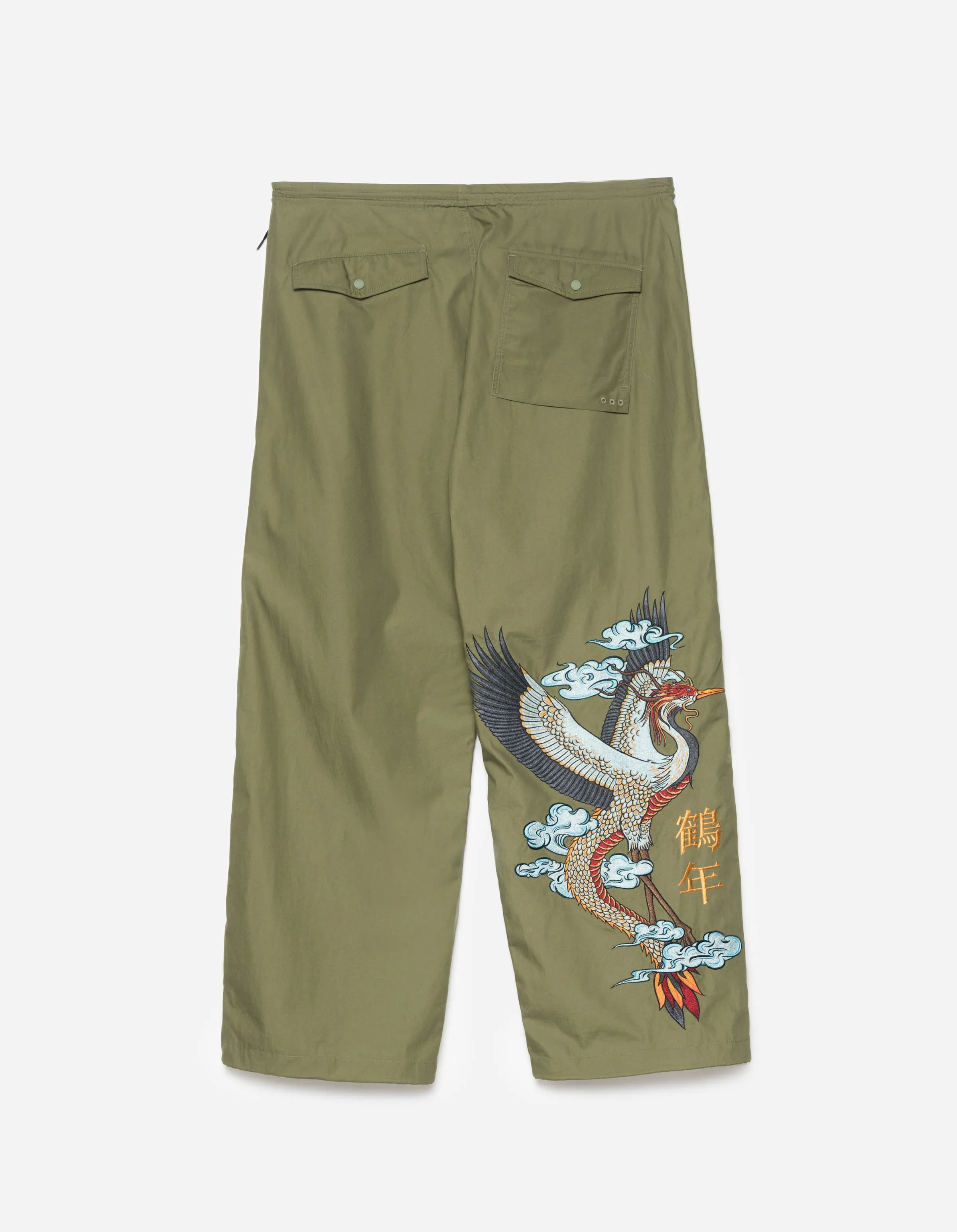 6205 Dragon Crane Loose Snopants® Olive OG-107F sold by Maharishi