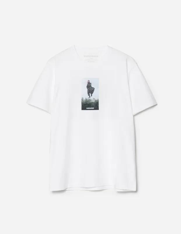 1583 Mark Lebon Blechman S/S T-Shirt White sold by Maharishi