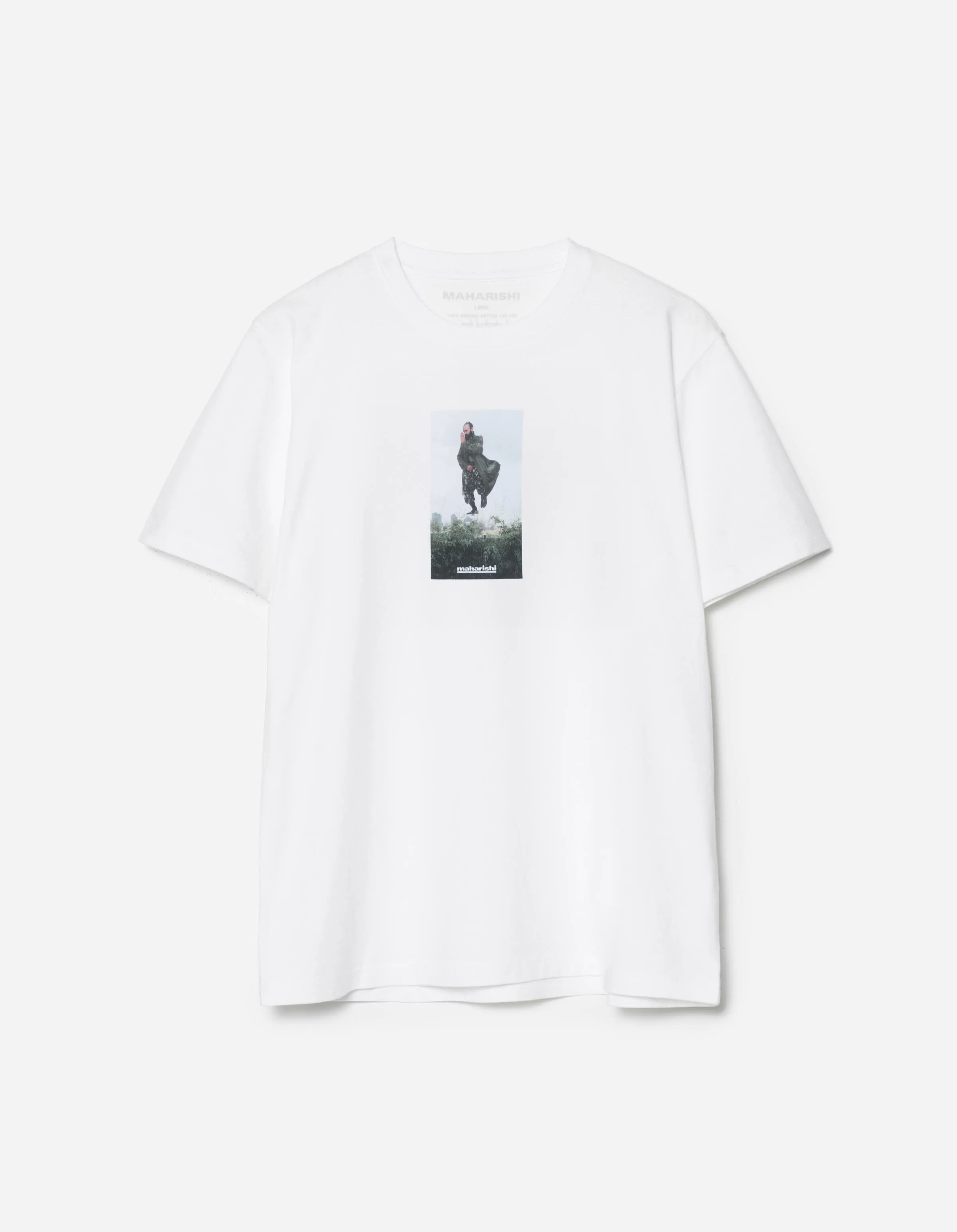 1583 Mark Lebon Blechman S/S T-Shirt White sold by Maharishi