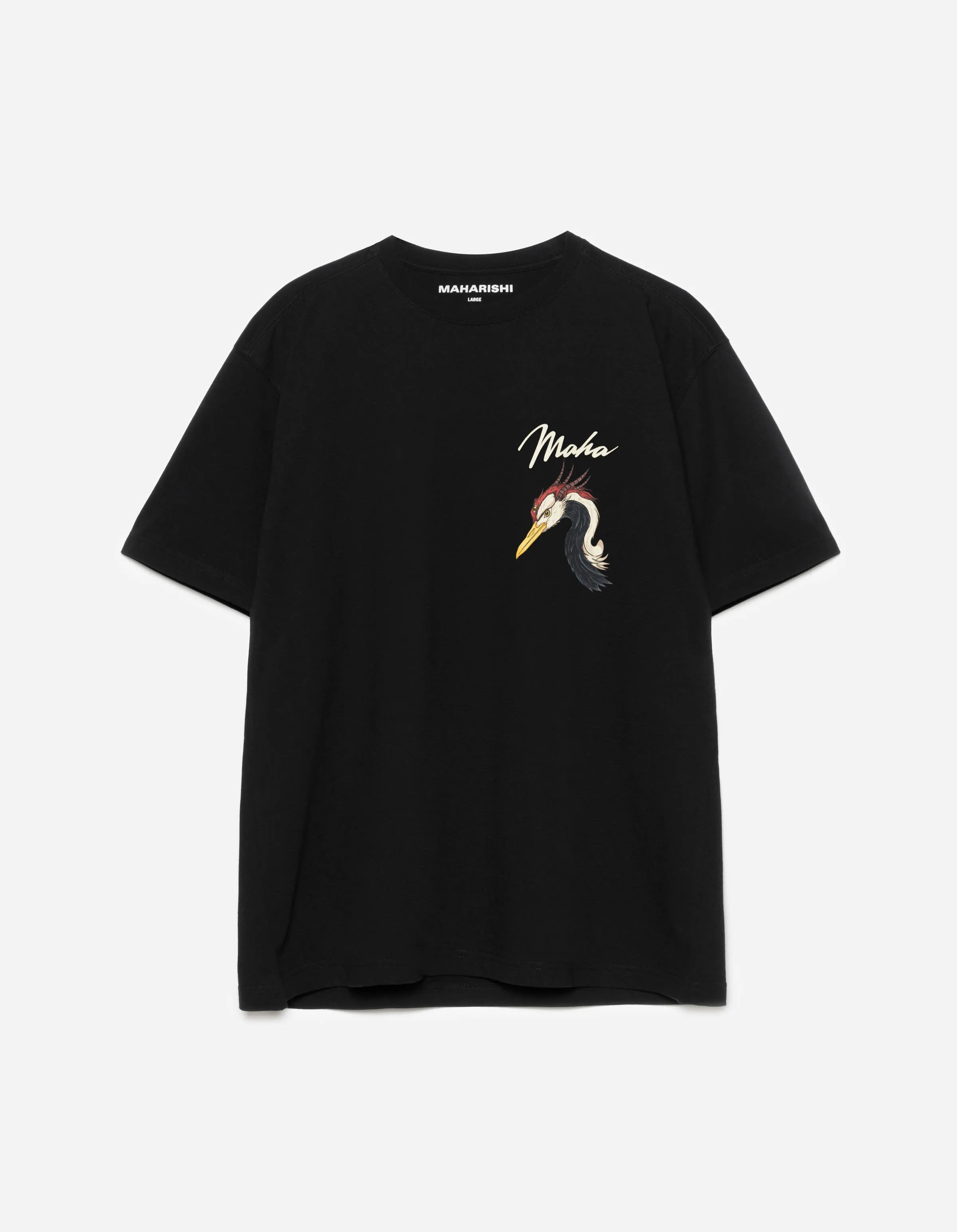 1580 Year of the Crane S/S T-Shirt Black sold by Maharishi