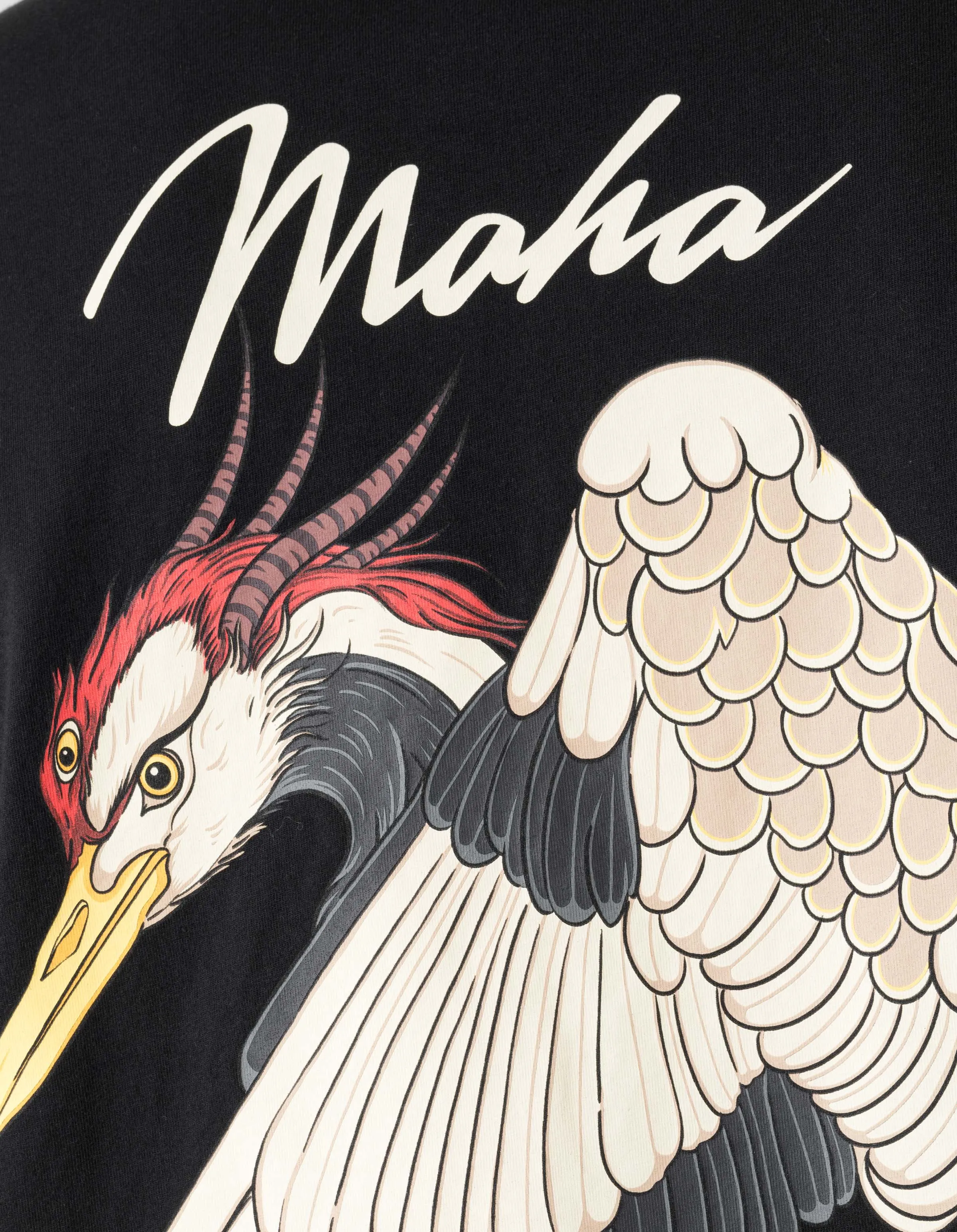 1580 Year of the Crane S/S T-Shirt Black sold by Maharishi product image thumbnail 5