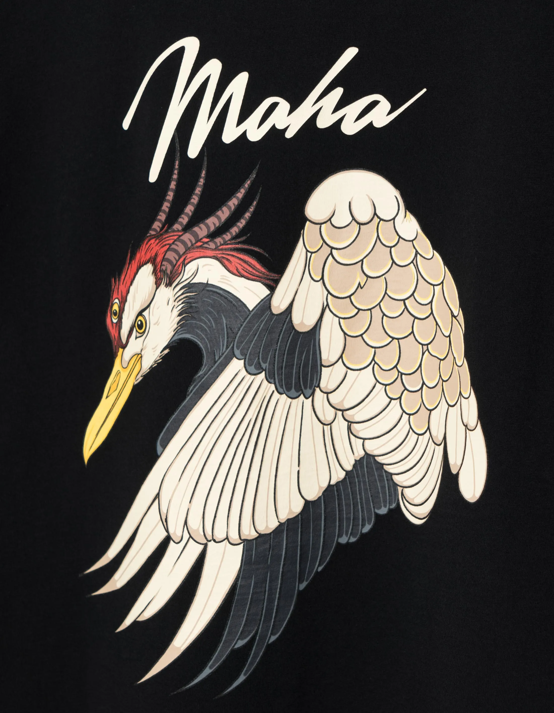 1580 Year of the Crane S/S T-Shirt Black sold by Maharishi product image thumbnail 4
