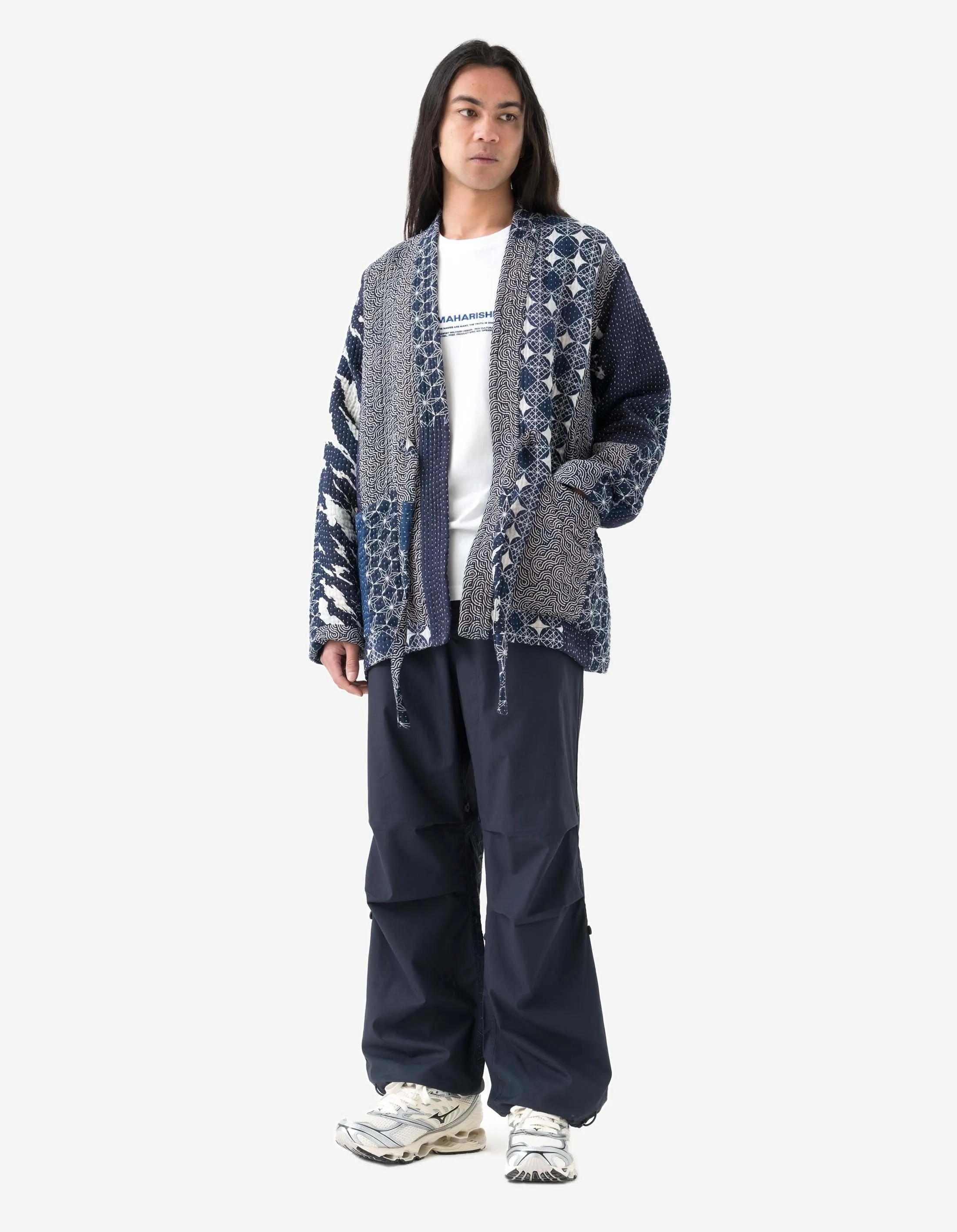1470 Mahaboro Kimono Jacket Navy/Ecru sold by Maharishi product image thumbnail 2