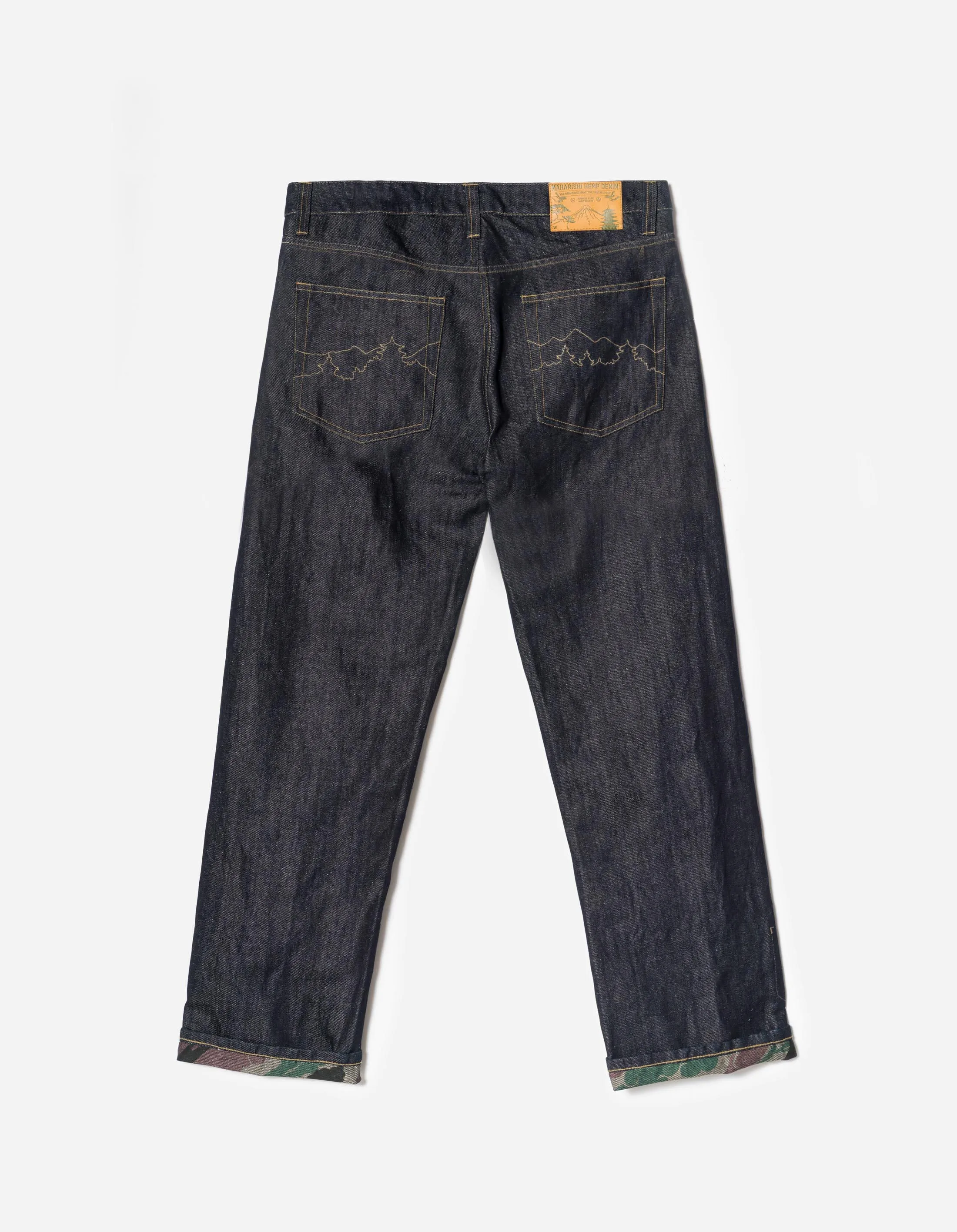 1484 Hemp Denim 7 Pocket Jeans sold by Maharishi