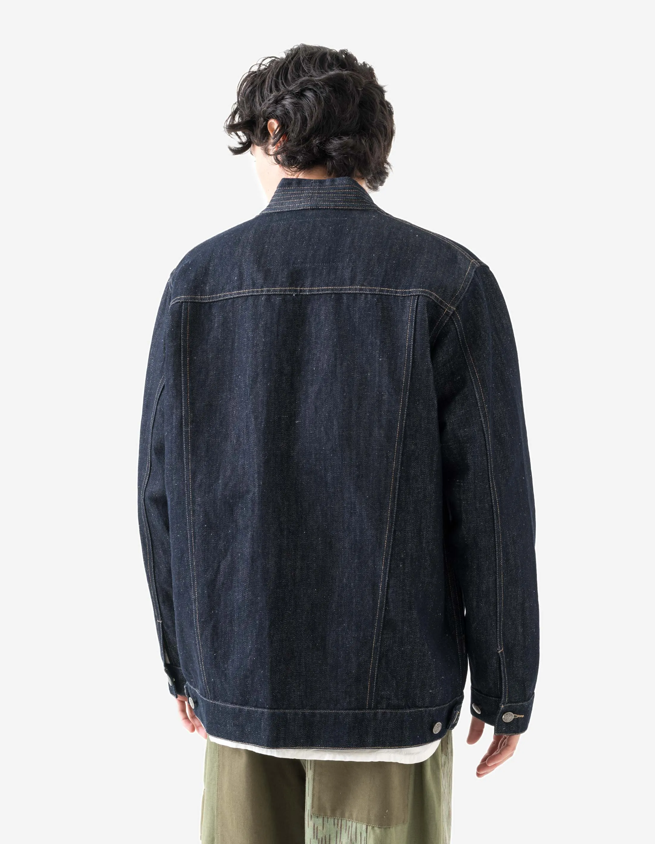 6059 Maha Hemp Denim Kimono Indigo sold by Maharishi product image thumbnail 4