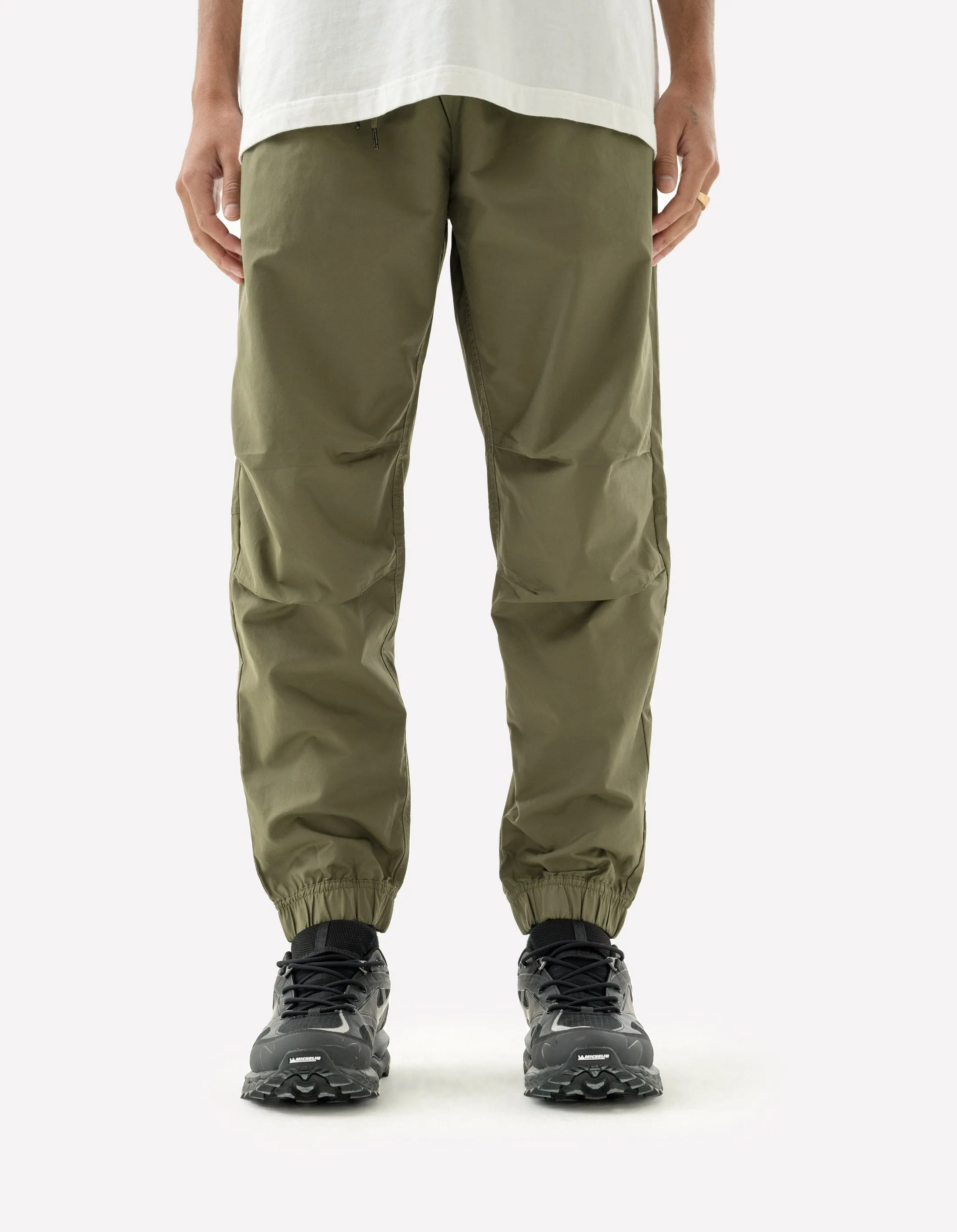 5305 Asym Track Pants Olive OG-107F sold by Maharishi product image thumbnail 2