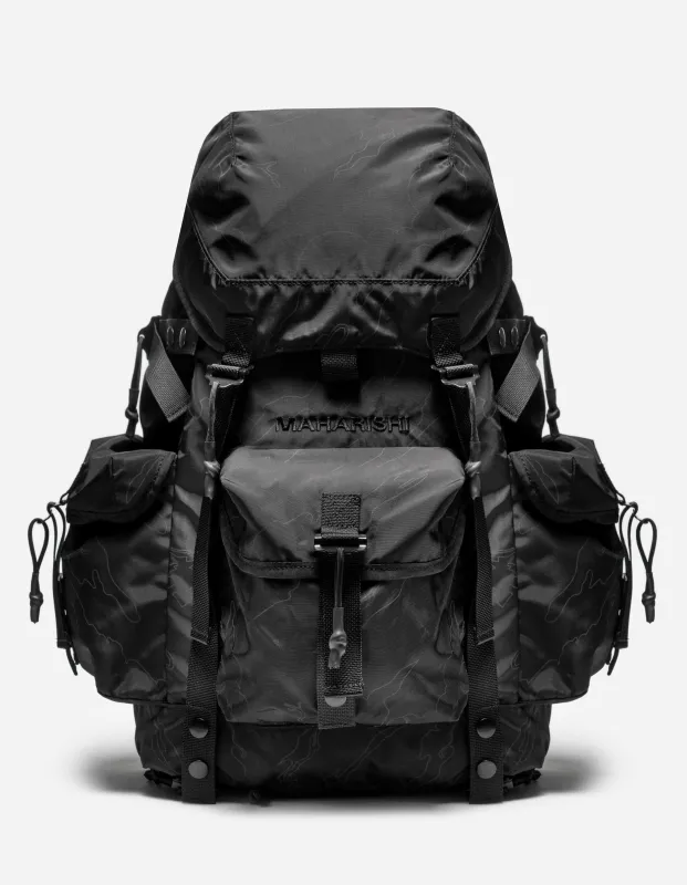 1531 Camo M.A.L.I.C.E. Backpack Black sold by Maharishi