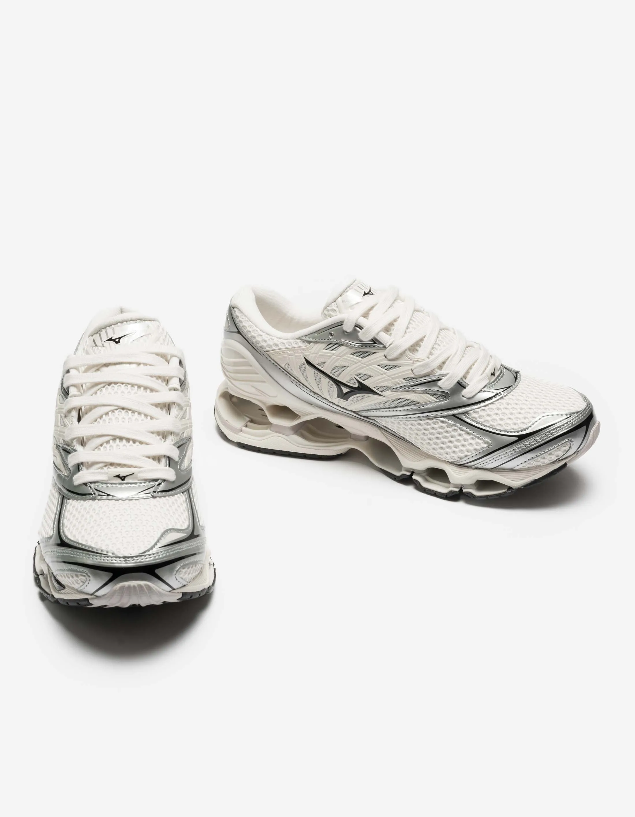 Mizuno Wave Prophecy LS Pristine/Black/Silver sold by Maharishi product image thumbnail 2