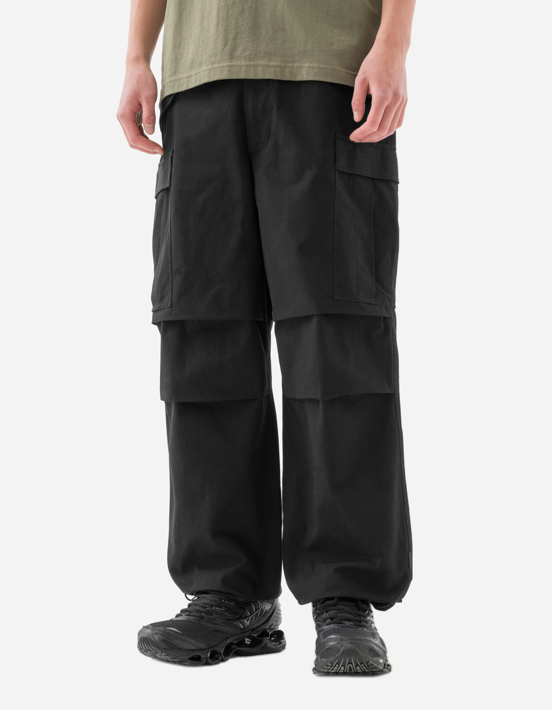 6120 Hemp M65 Cargo Pants Black sold by Maharishi product image thumbnail 2