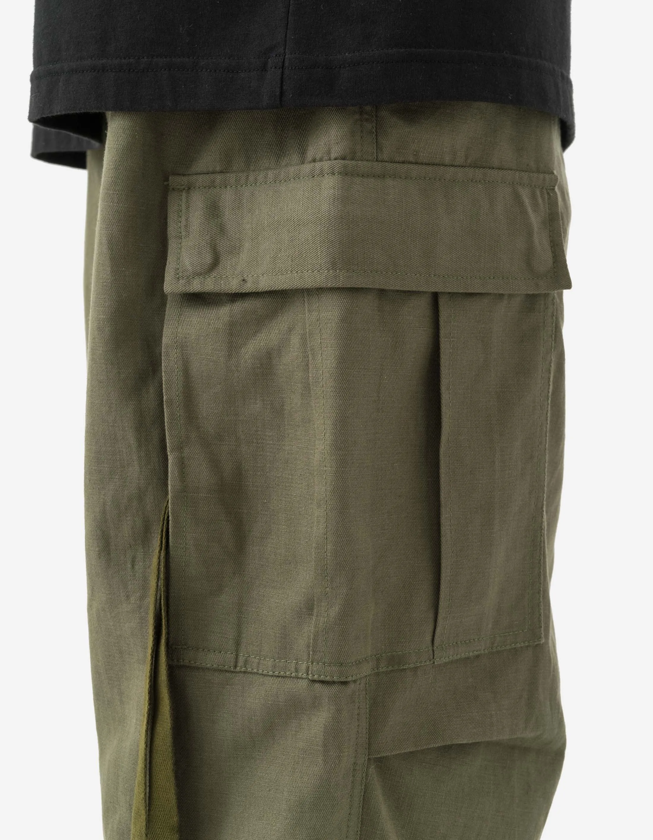 6120 Hemp M65 Cargo Pants Olive sold by Maharishi product image thumbnail 4